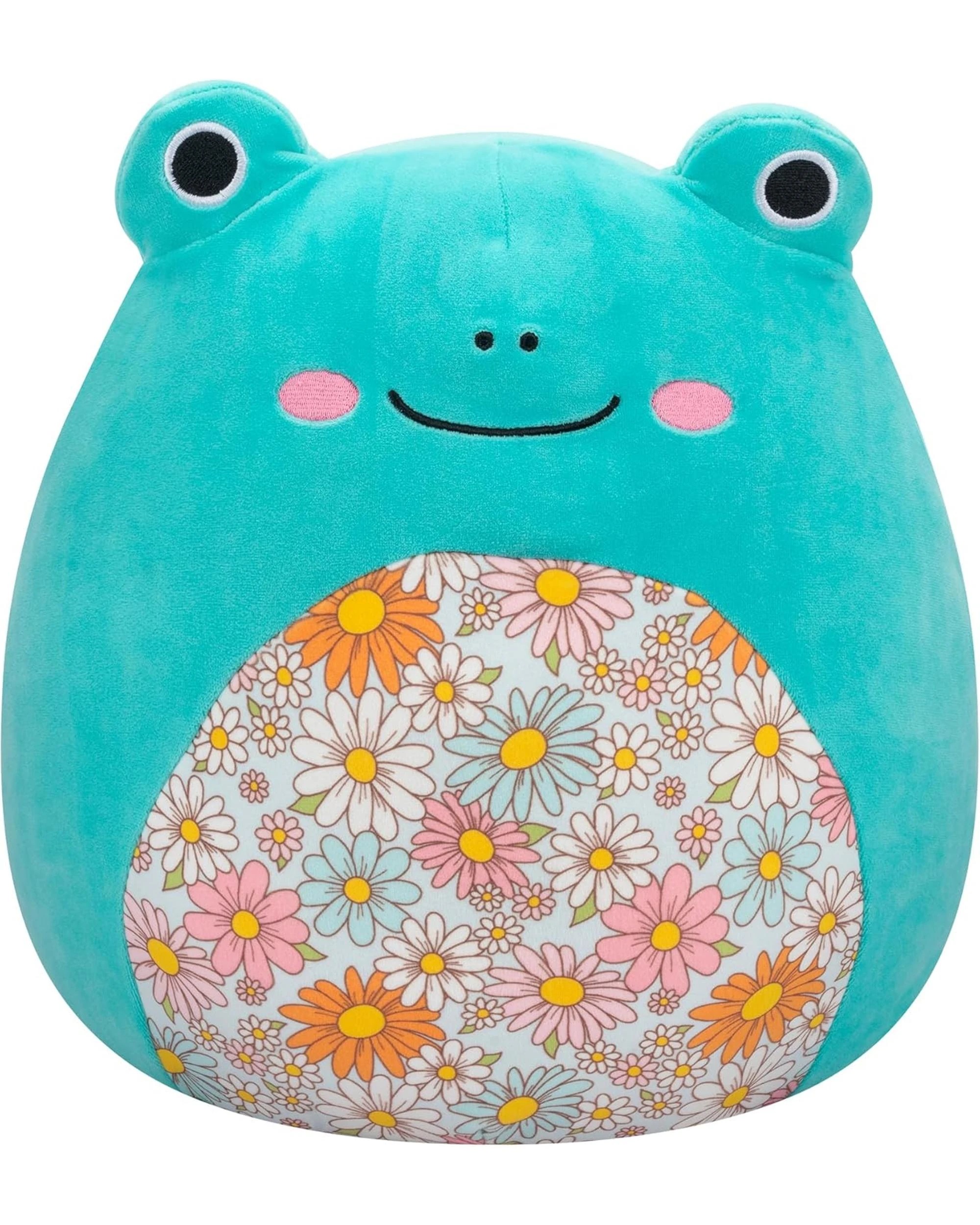 1 Squishmallows Robert the Frog with Floral Belly 7.5 inch Plush, 1 of 7