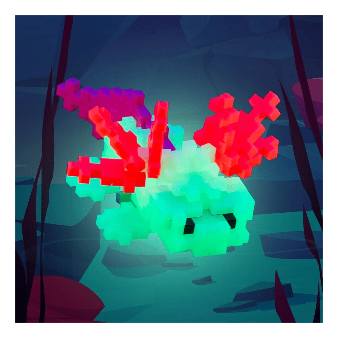 4 Plus-Plus Axolotl 100 Pieces, 4 of 5