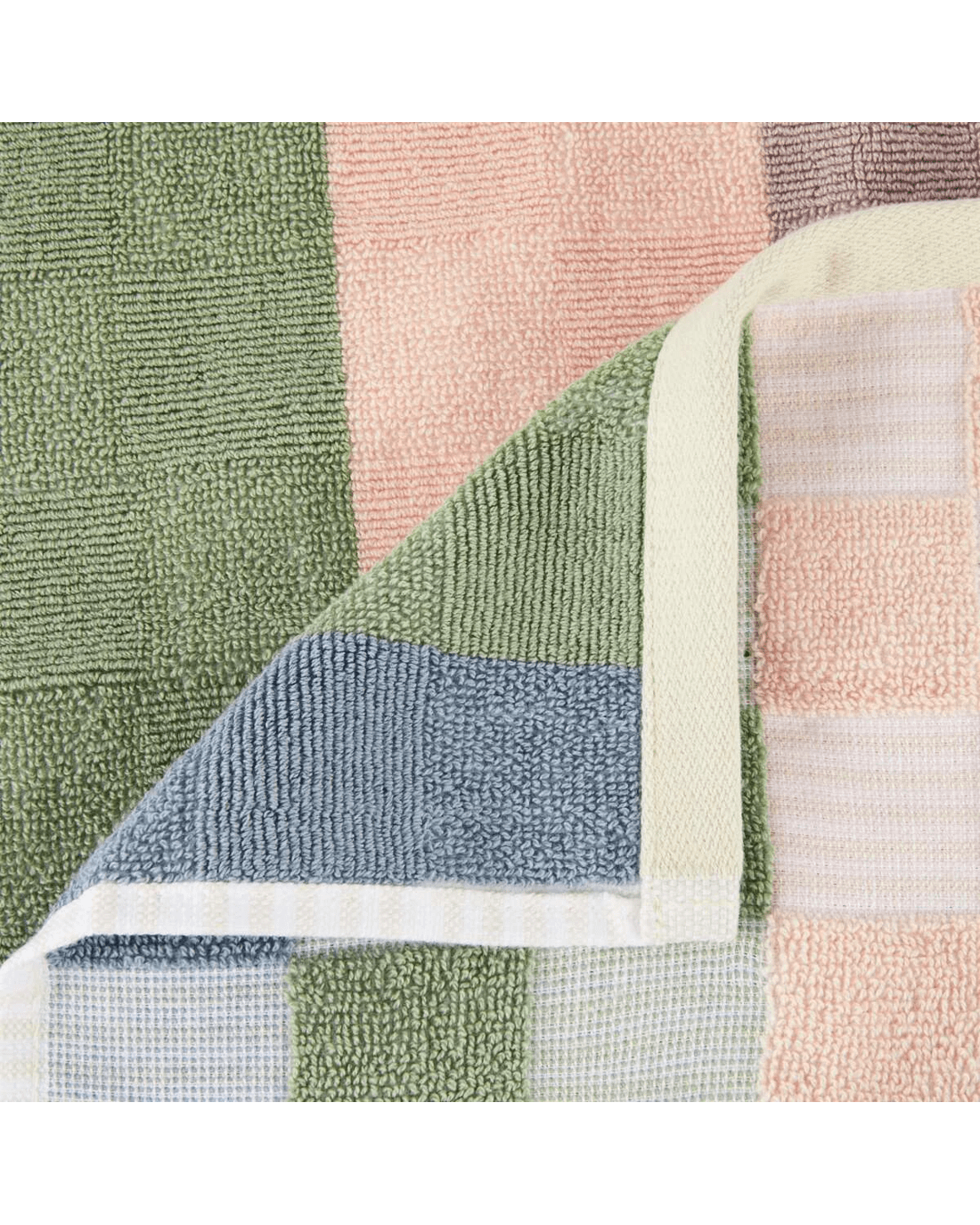 2 Check Cotton Hand Towel, 2 of 5