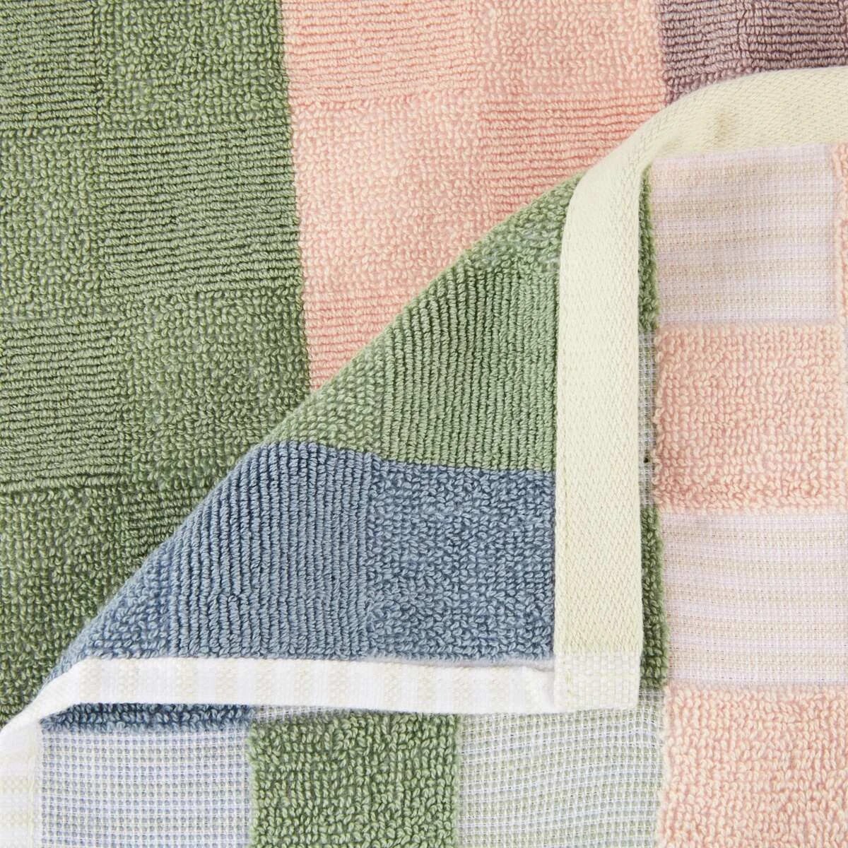 2 Check Cotton Hand Towel, 2 of 5