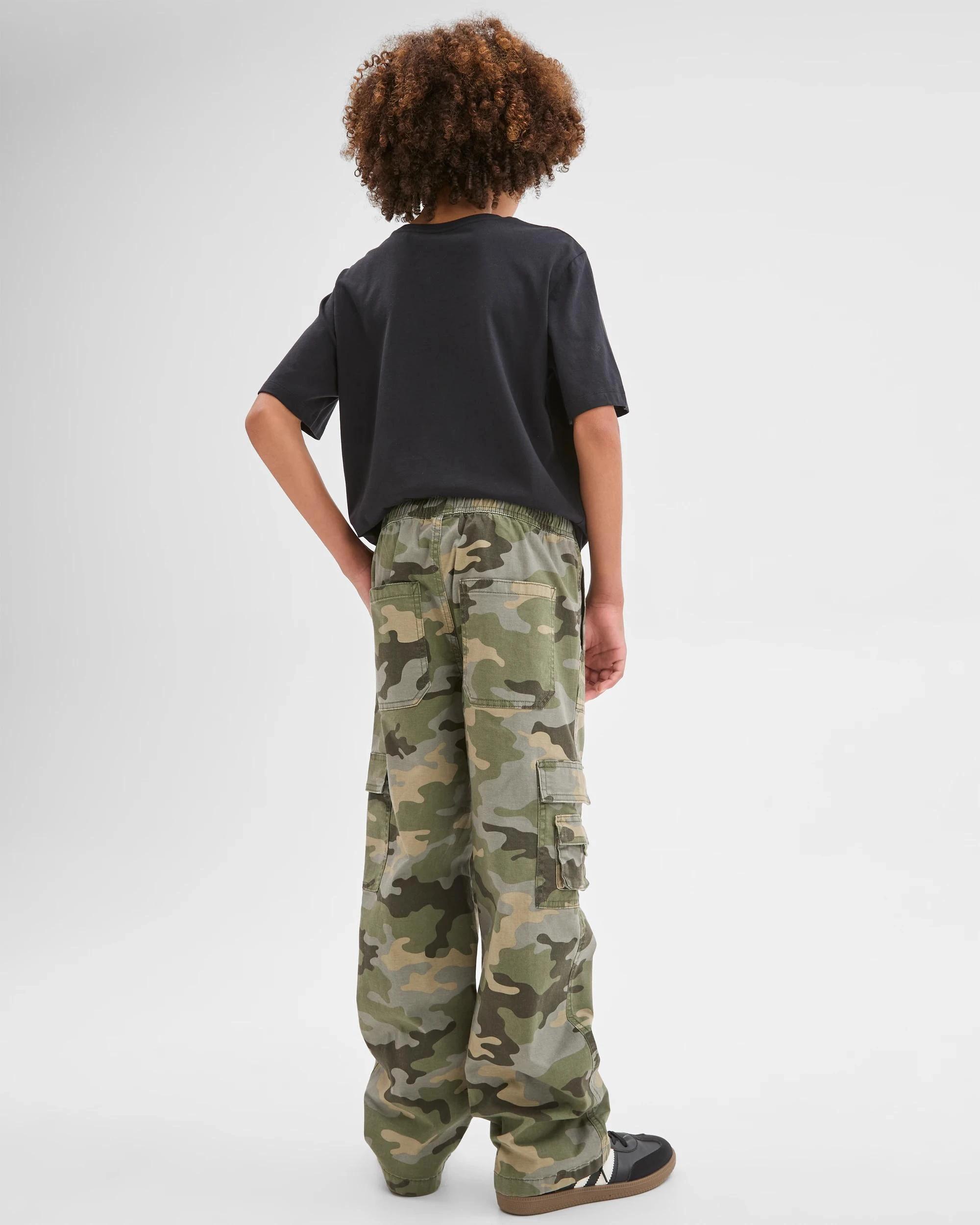 5 Target Kids Loose Fit Cargo Pants TAN, 5 of 7