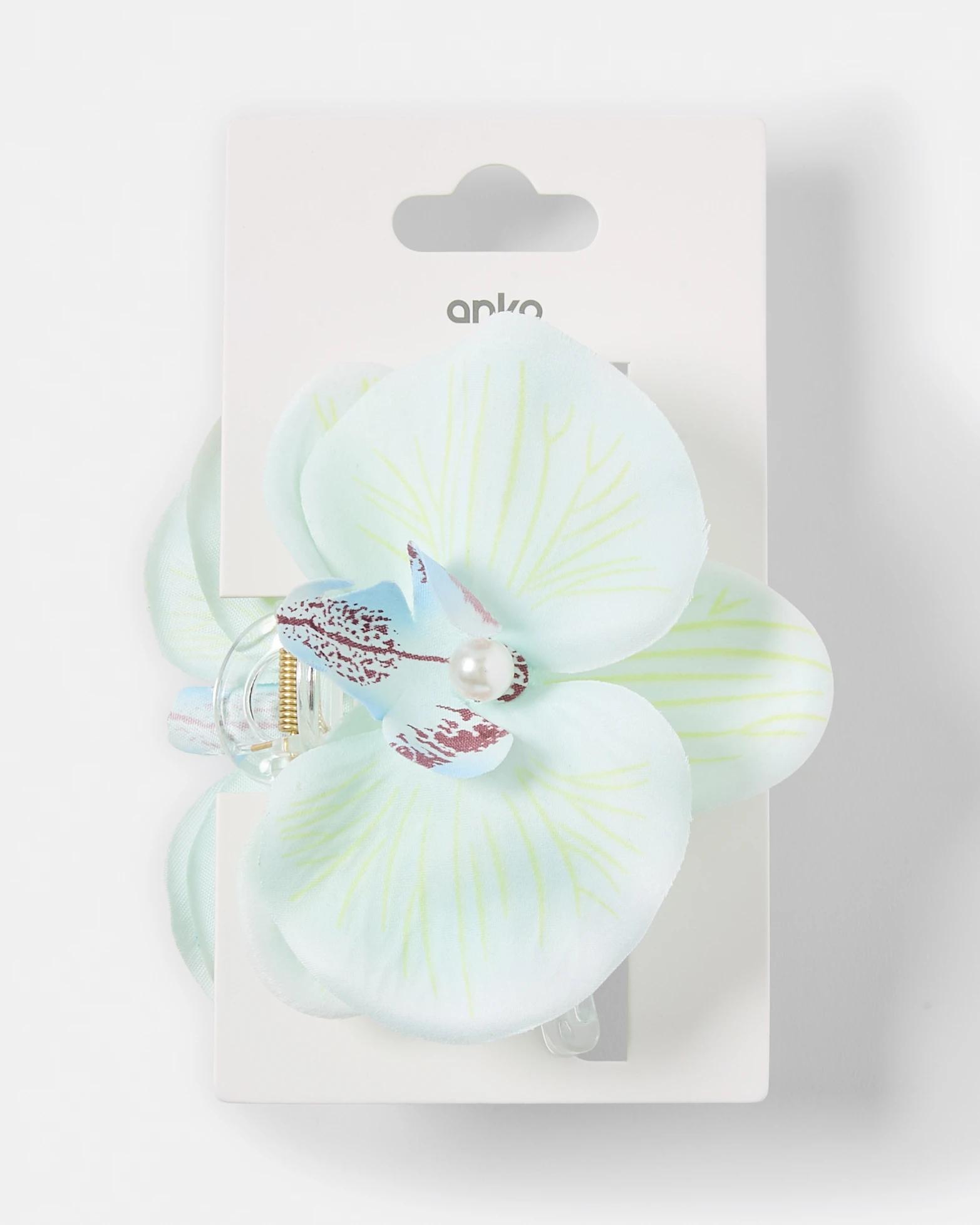 4 Purple Orchid Claw Hair Clip Purple, 4 of 4