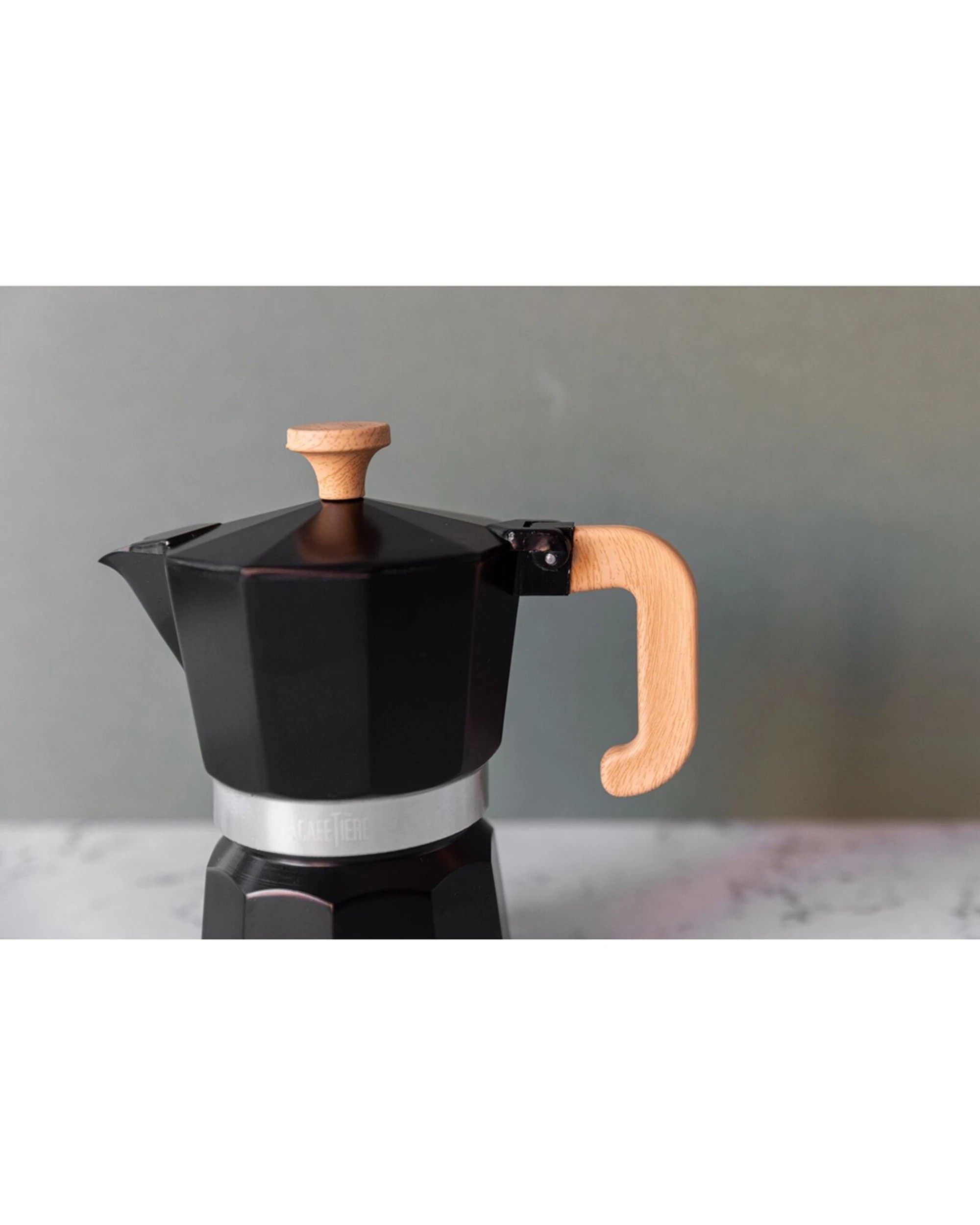 7 La Cafetiere Venice 6-Cup 290ml Espresso Maker Aluminum Coffee Pot - Black, 7 of 7