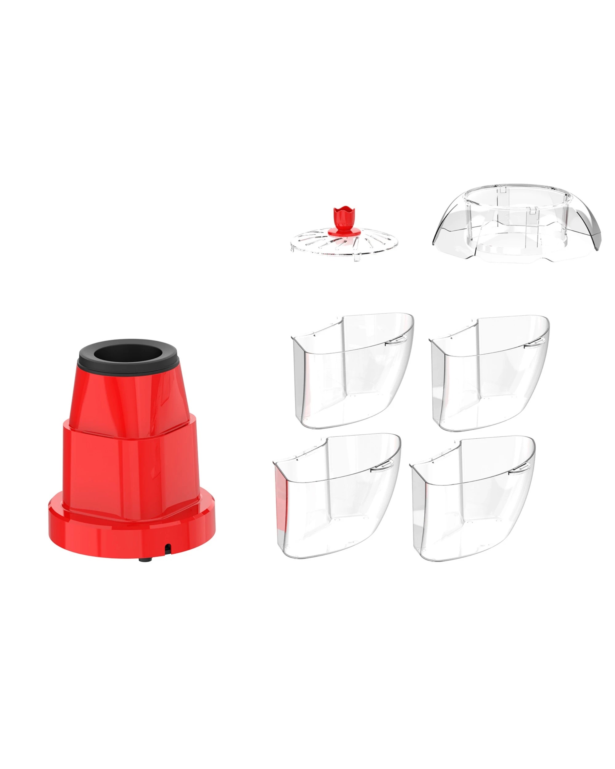 5 Advwin Popcorn Maker Machine, Oil-free Popping - Red, 5 of 6