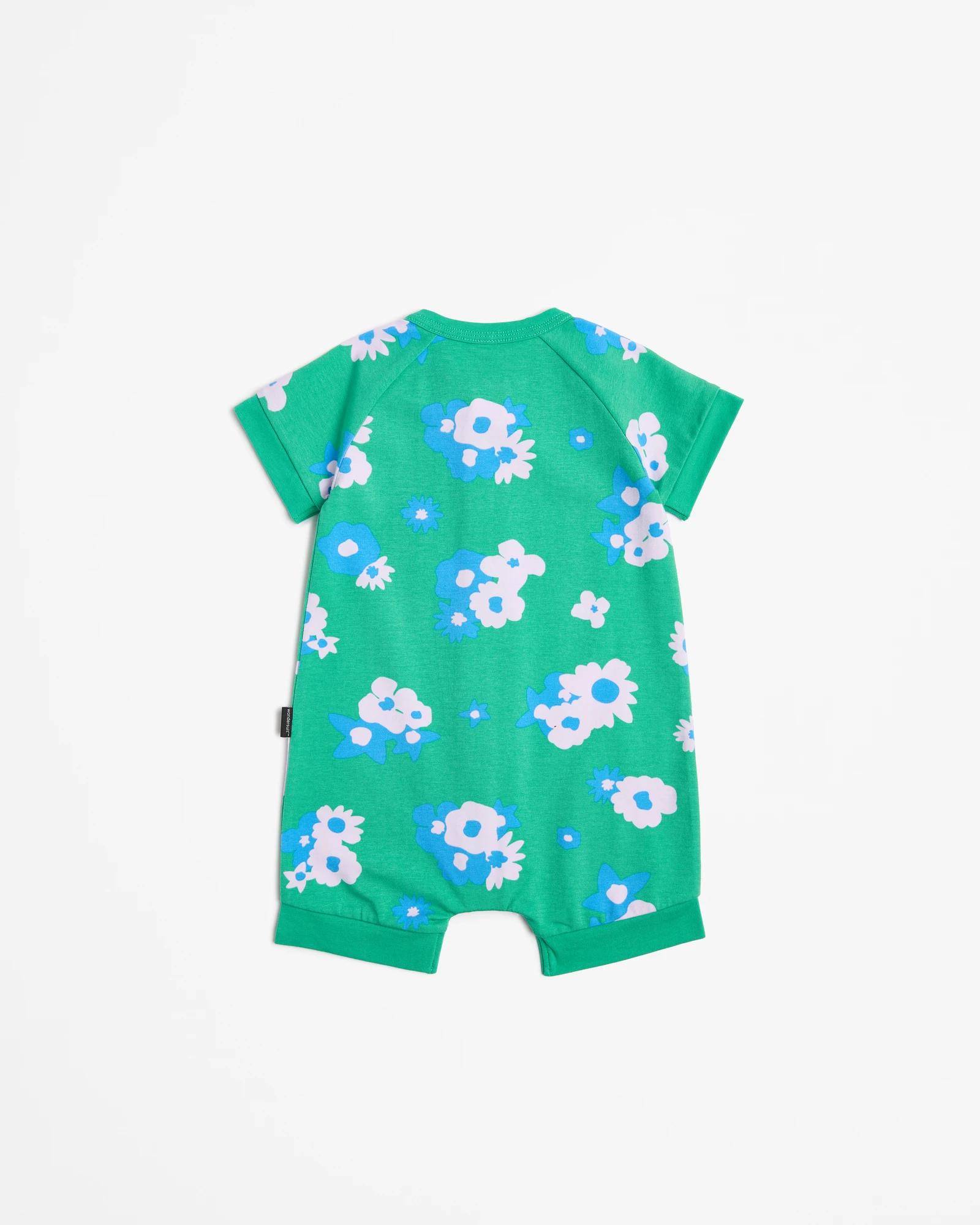 4 Bonds Baby Zippy Wondersuit Romper GREEN GARDEN CLUB, 4 of 5