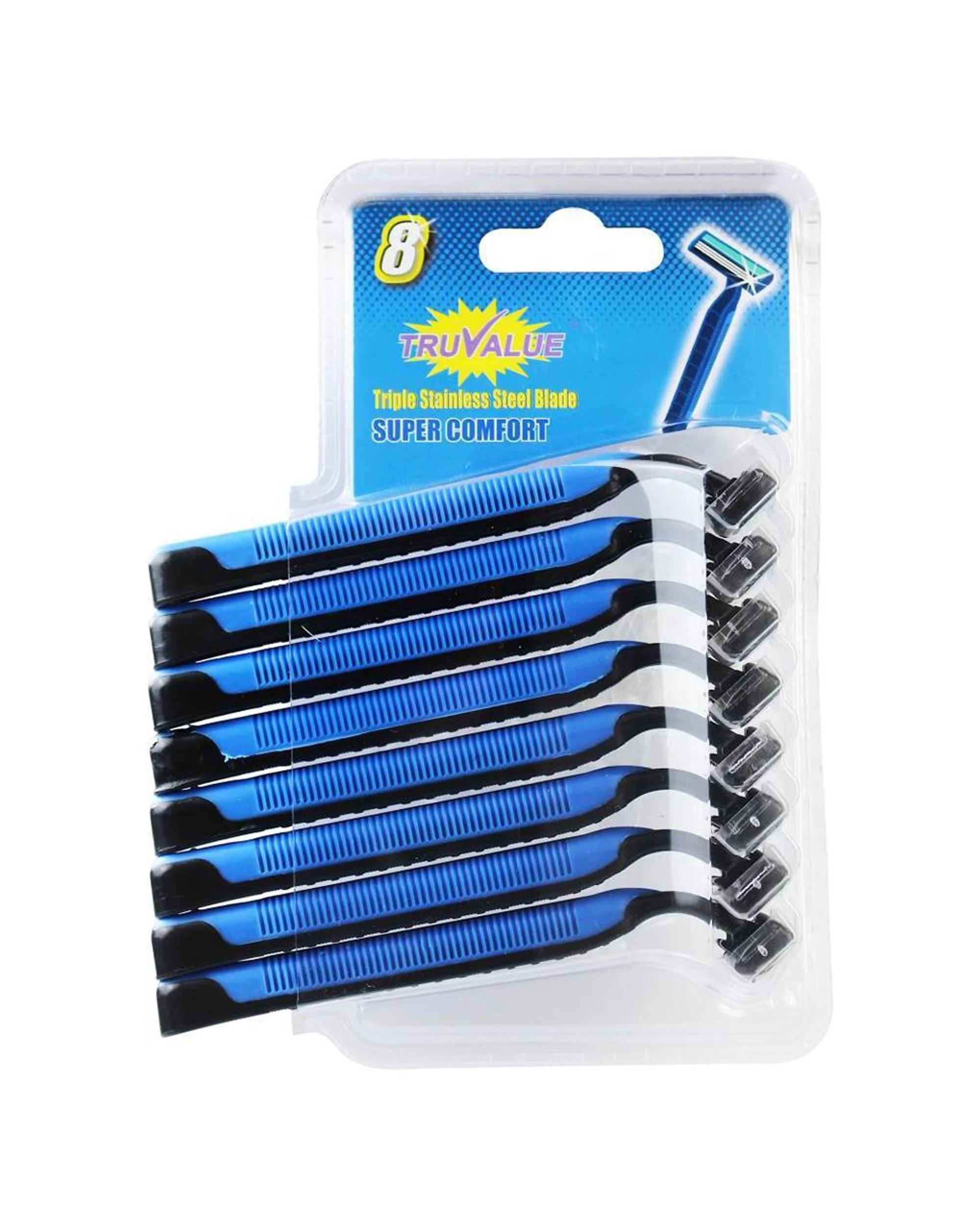 2 TruValue Disposable Razors Triple Blade Shaving For Men 96pc - Multi, 2 of 3