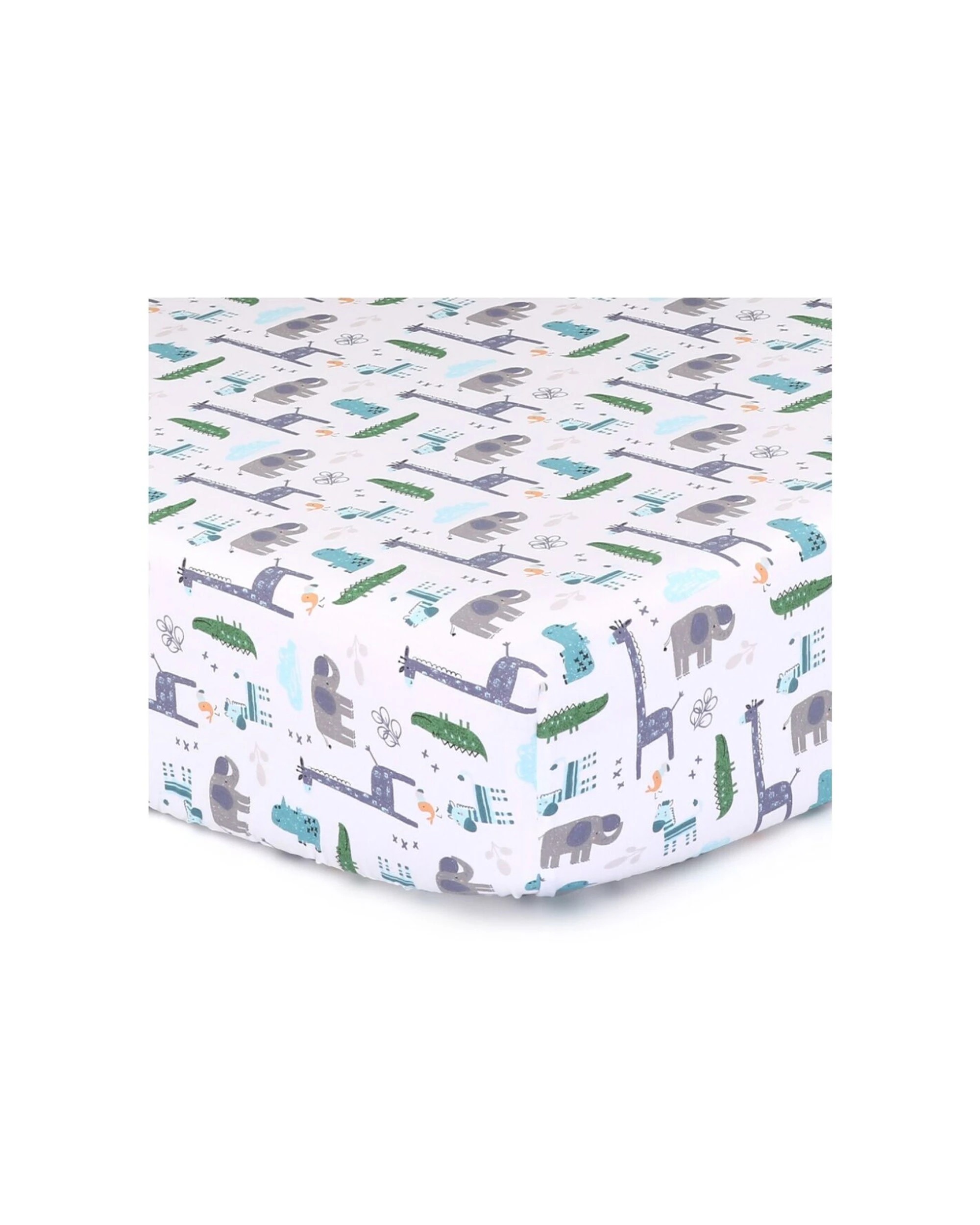 4 The Peanutshell 6pc Bedding Bundle Cotton Cot Sheets Change Pad Cover Set - Multi, 4 of 7