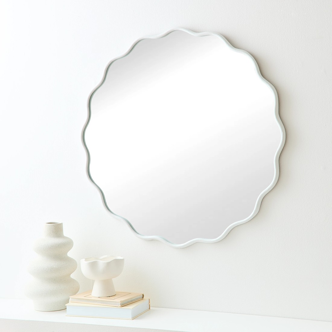 1 Scallop Wall Mirror, 1 of 5