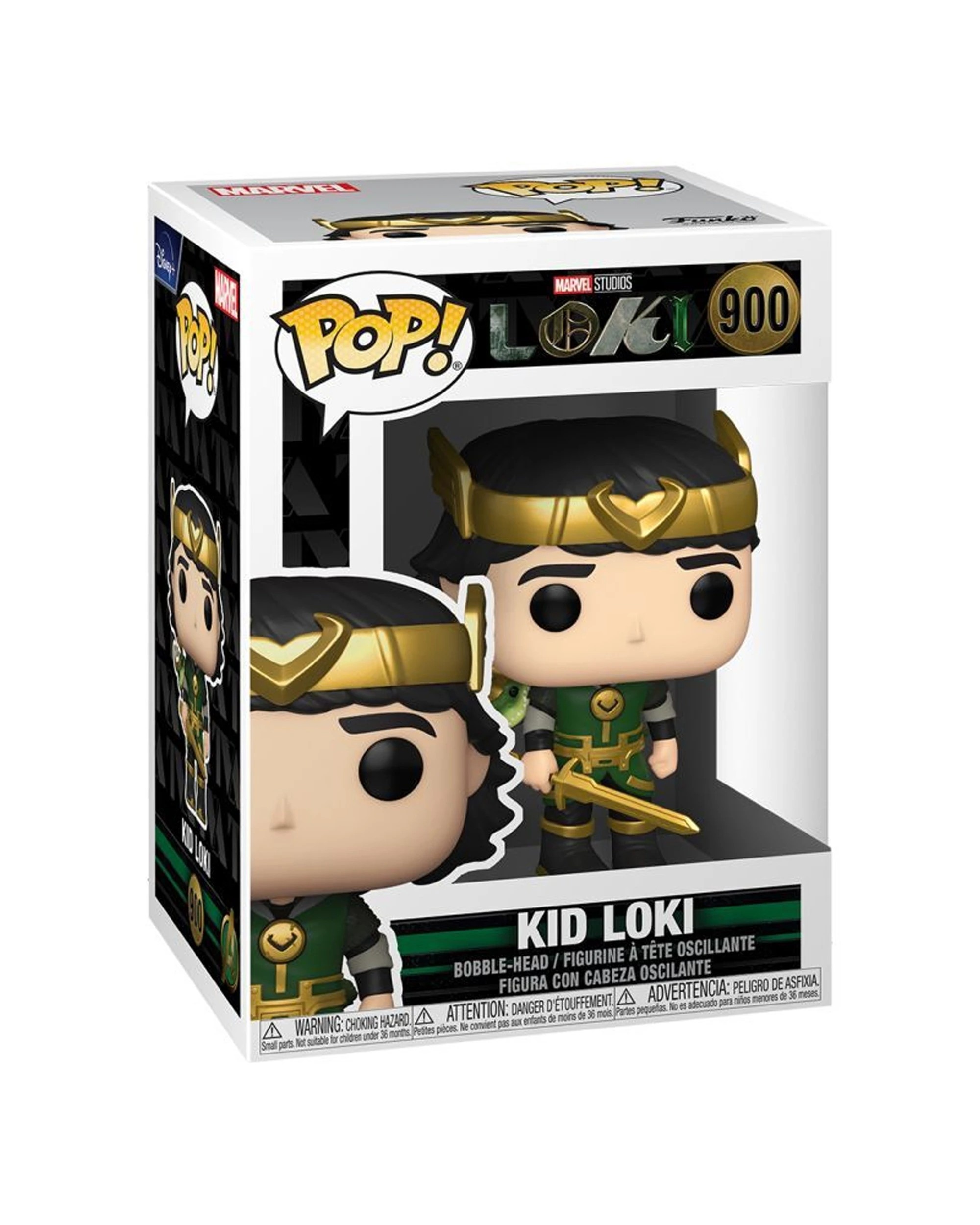 3 Pop Vinyl Figurine Loki TV - Kid Loki Collectible 10cm Action Figure 1x - Multi, 3 of 3