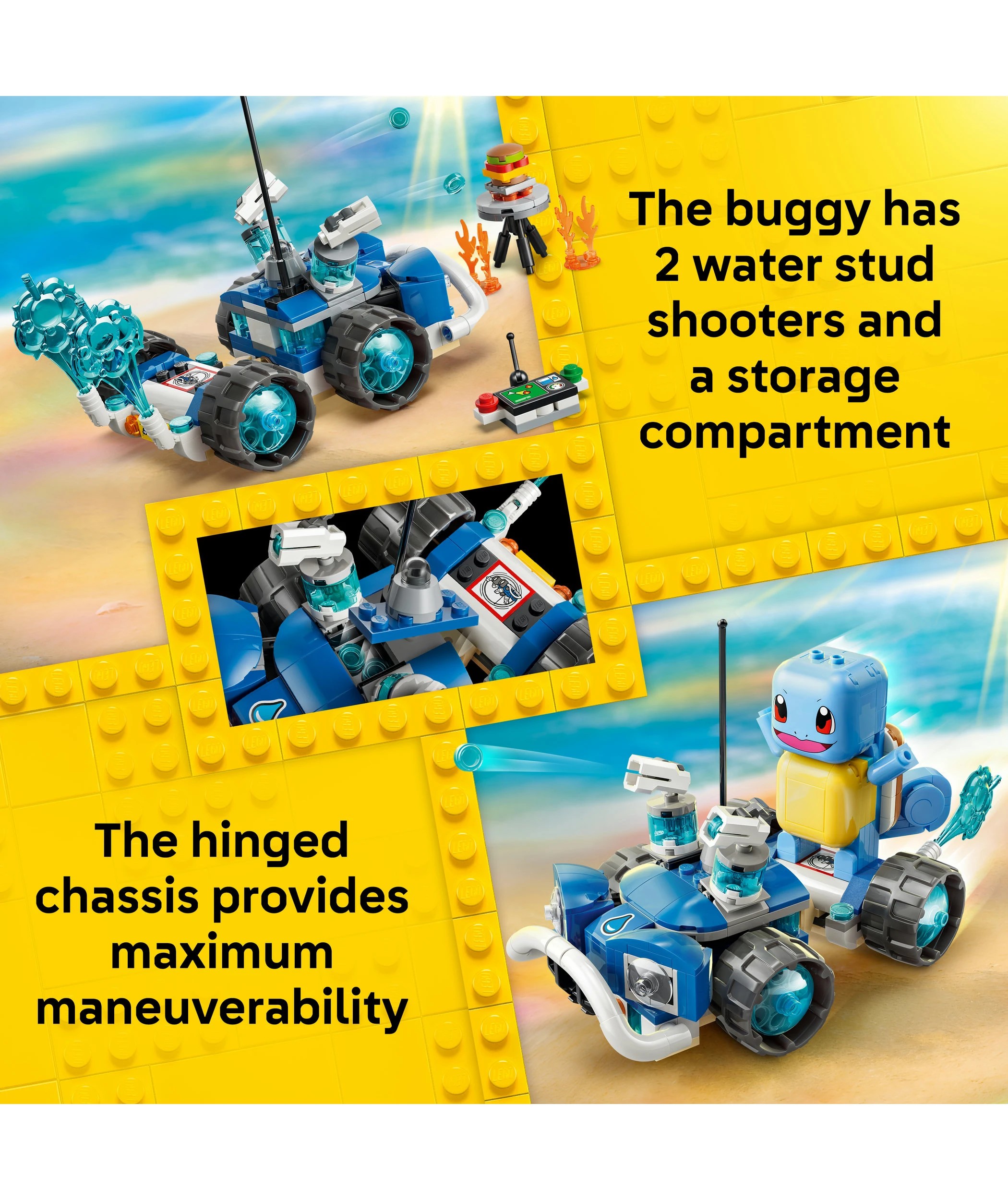 5 LEGO Pokemon SMART Play: Trainer's Buggy Adventure with Squirtle 72156, 5 of 11