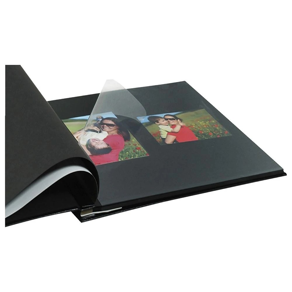 2 NCL Self Adhesive Economy Album Plain Black, 2 of 8