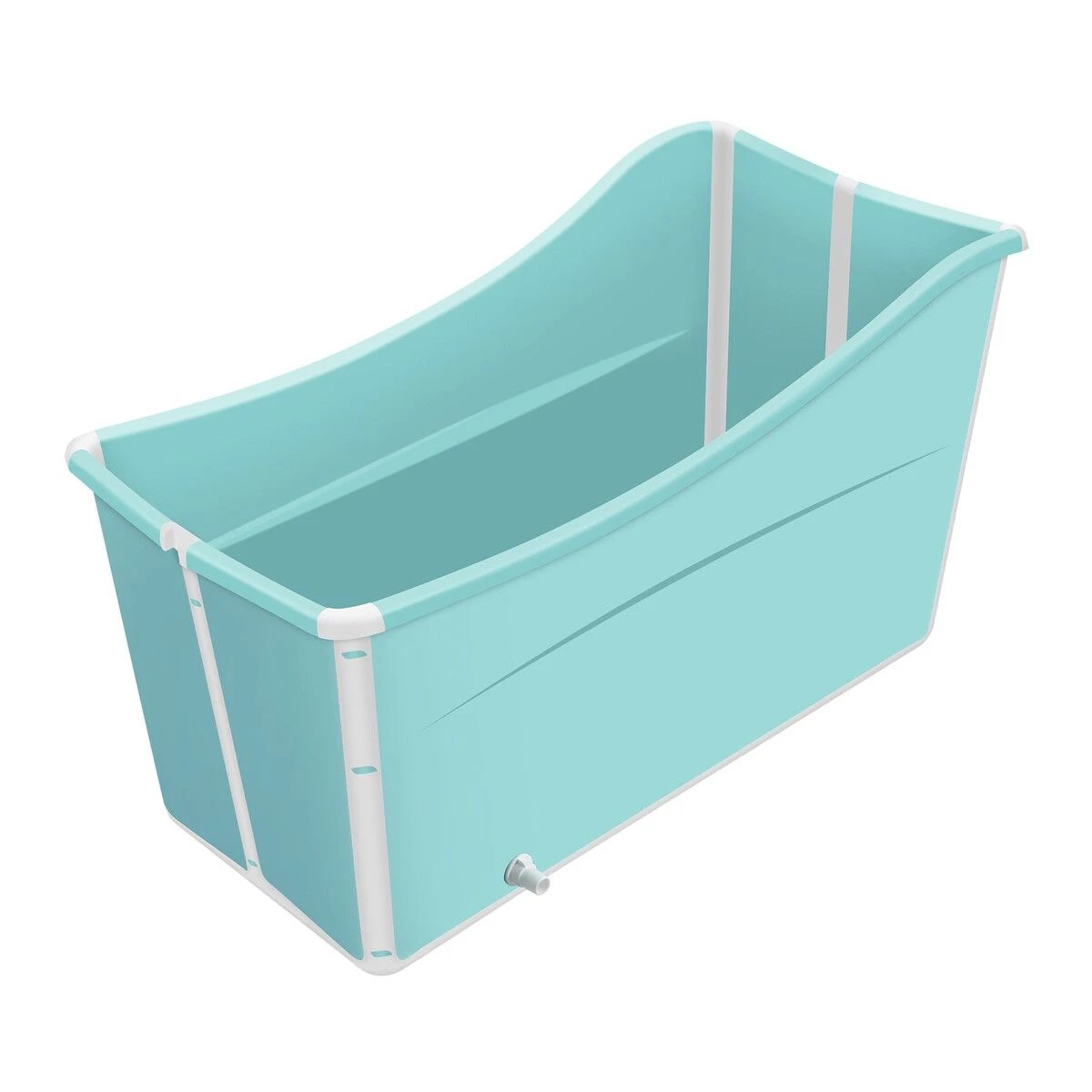 3 Luxsuite Foldable Bathtub Plastic Kids Adult Portable Bathroom Soaking Water Spa Bath Tub Bucket, 3 of 4