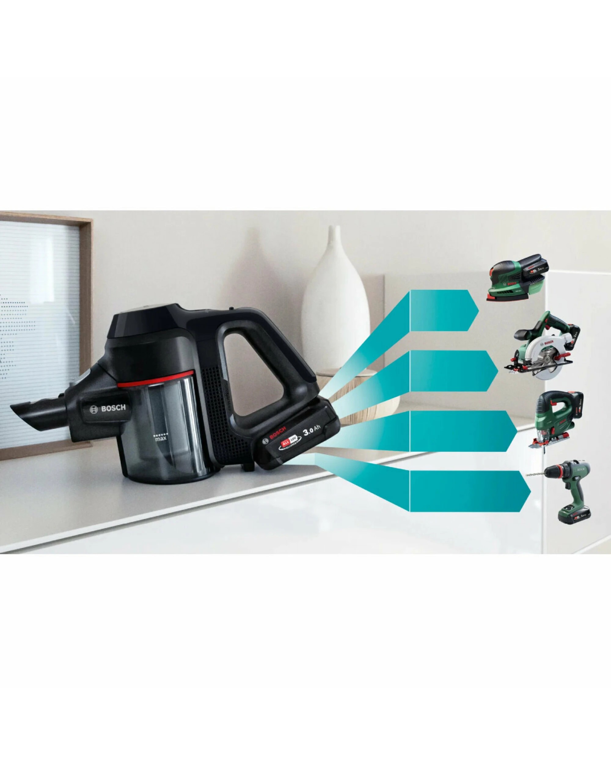 3 Bosch Unlimited 7 Vacuum Cleaner Black, 3 of 5