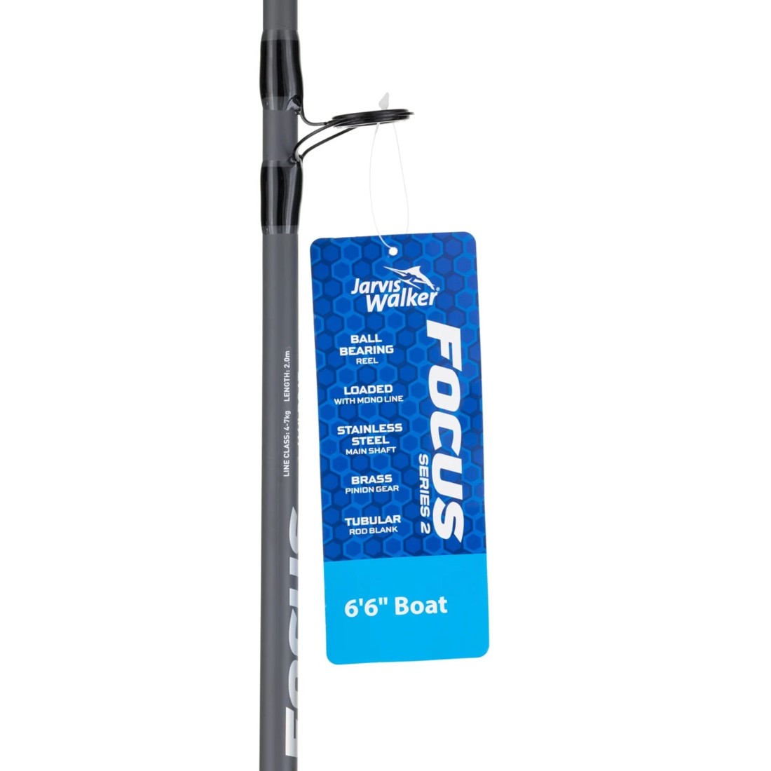 1 Jarvis Walker Focus Series 2 Boat Combo - 6.6ft., Black and Blue, 1 of 9