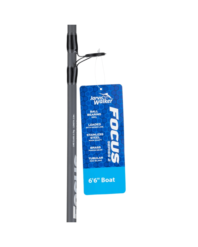 Jarvis Walker Focus Series 2 Boat Combo - 6.6ft., Black and 