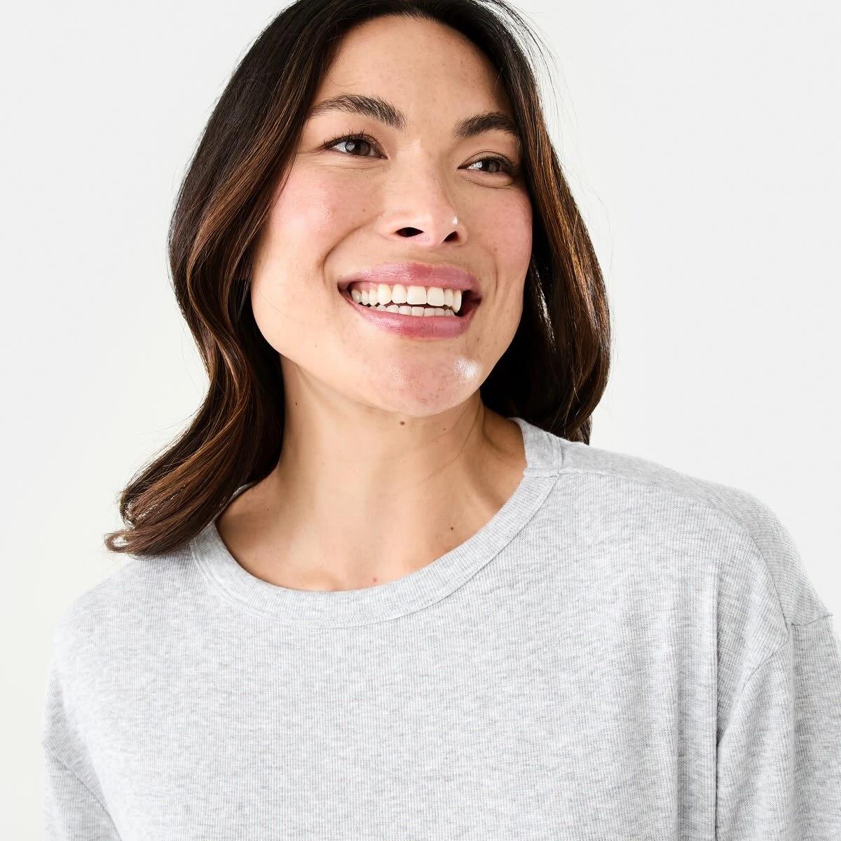 4 Rib Comfort T-shirt SILVER MARLE, 4 of 7
