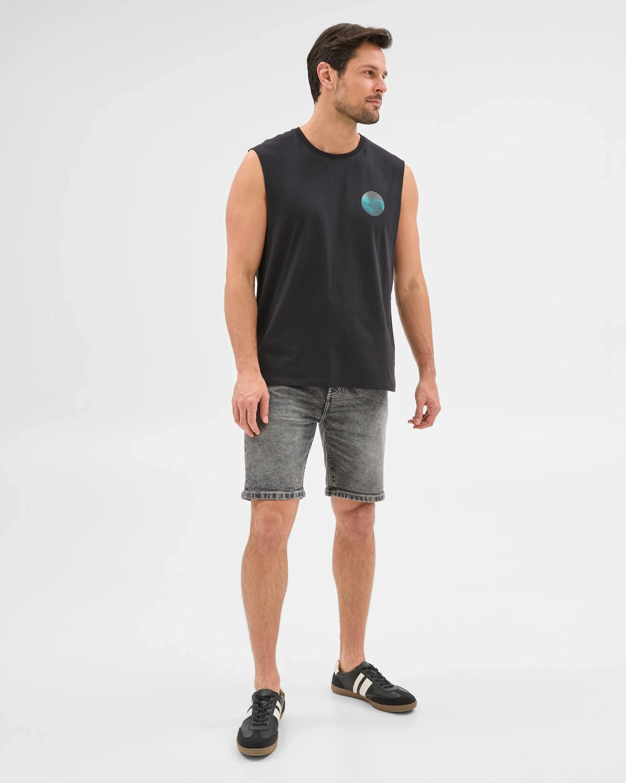 1 Target Australian Cotton Tank Top BLACK, 1 of 6