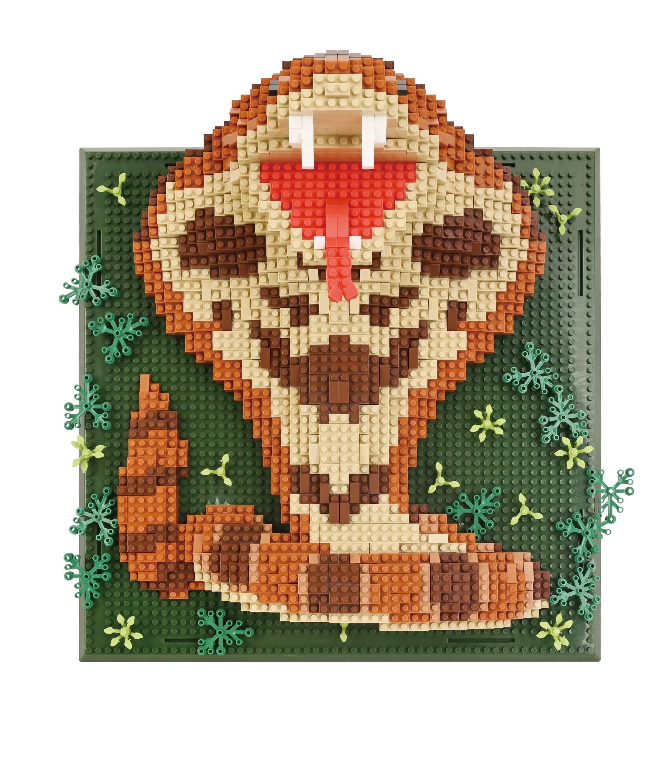 2 1571 Piece Mini Blocks Animal Series: Snake Frame, 2 of 4