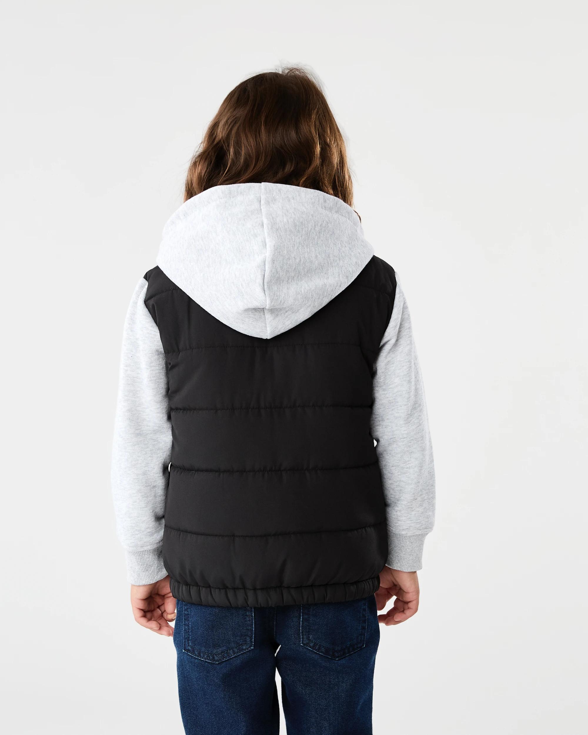 2 Fleece Sleeve Jacket Black, 2 of 6