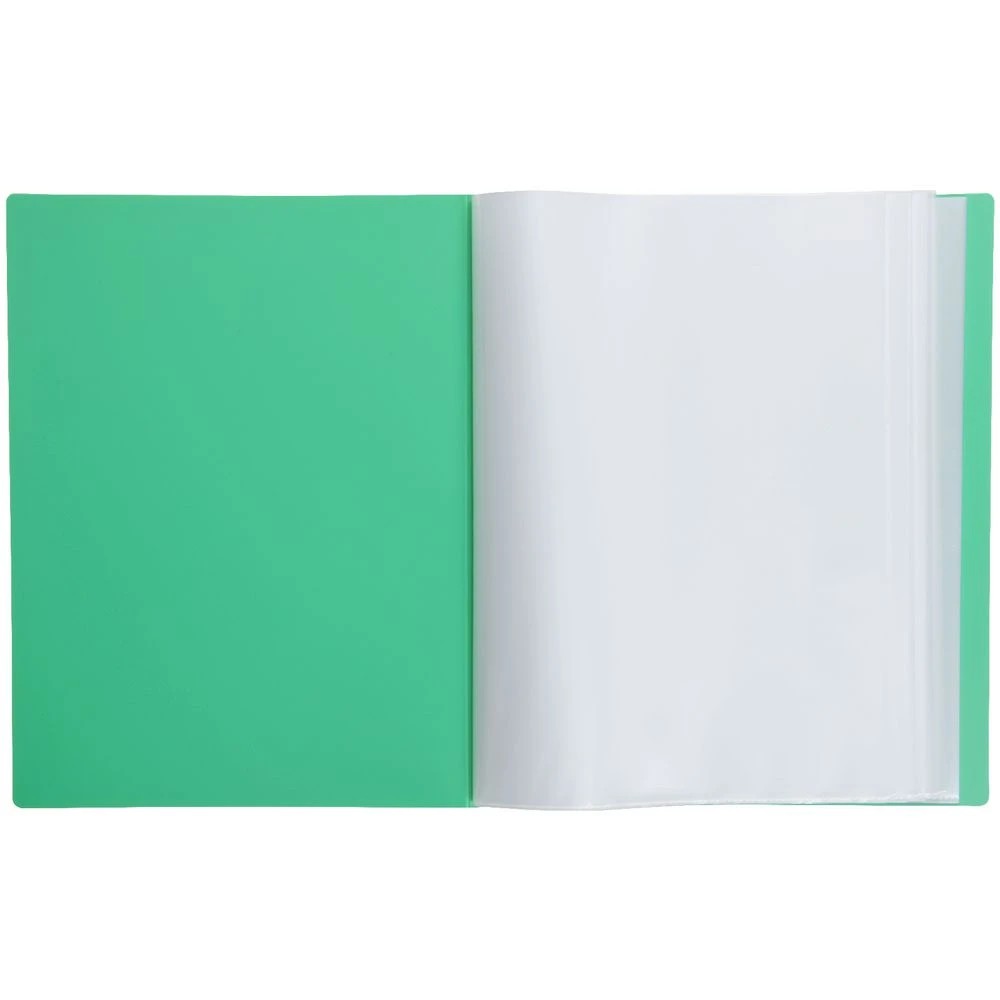 3 Aqua Drops A4 Display Book 60 Pocket Fixed Vivid Green, 3 of 4