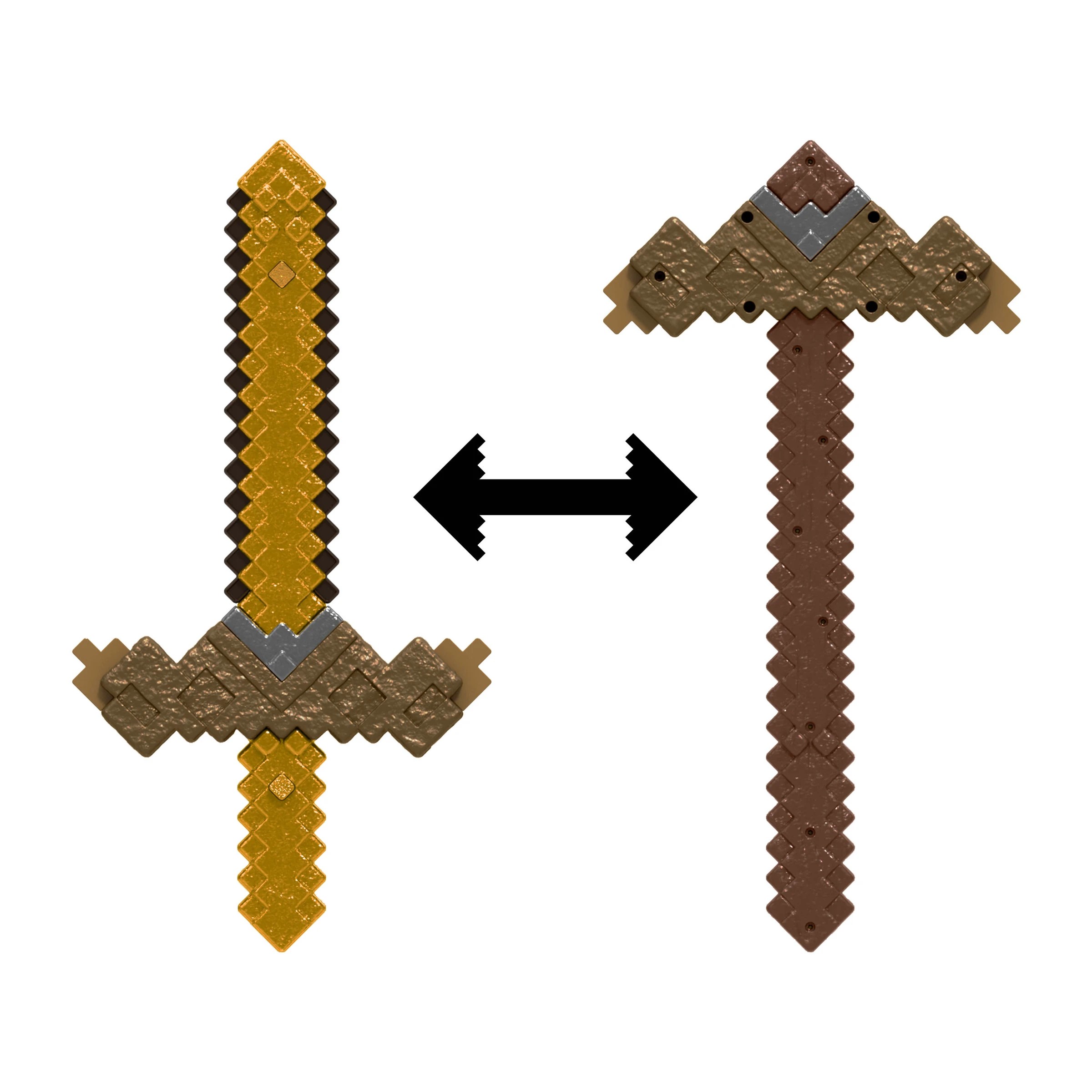 2 Minecraft Click & Switch Sword & Pickaxe, 2 of 6