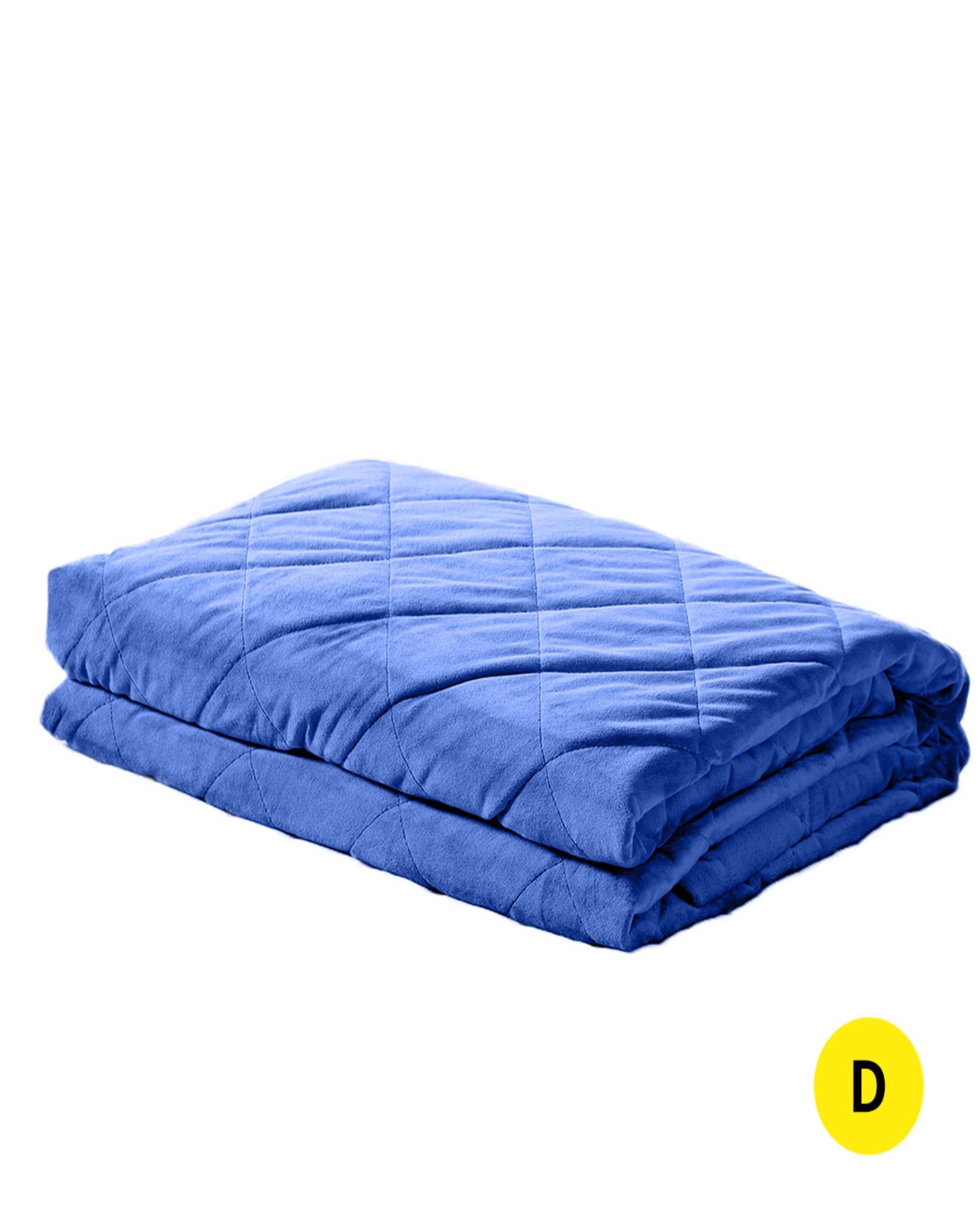 1 Dreamz 9kg Weighted Blanket - Blue, 1 of 6