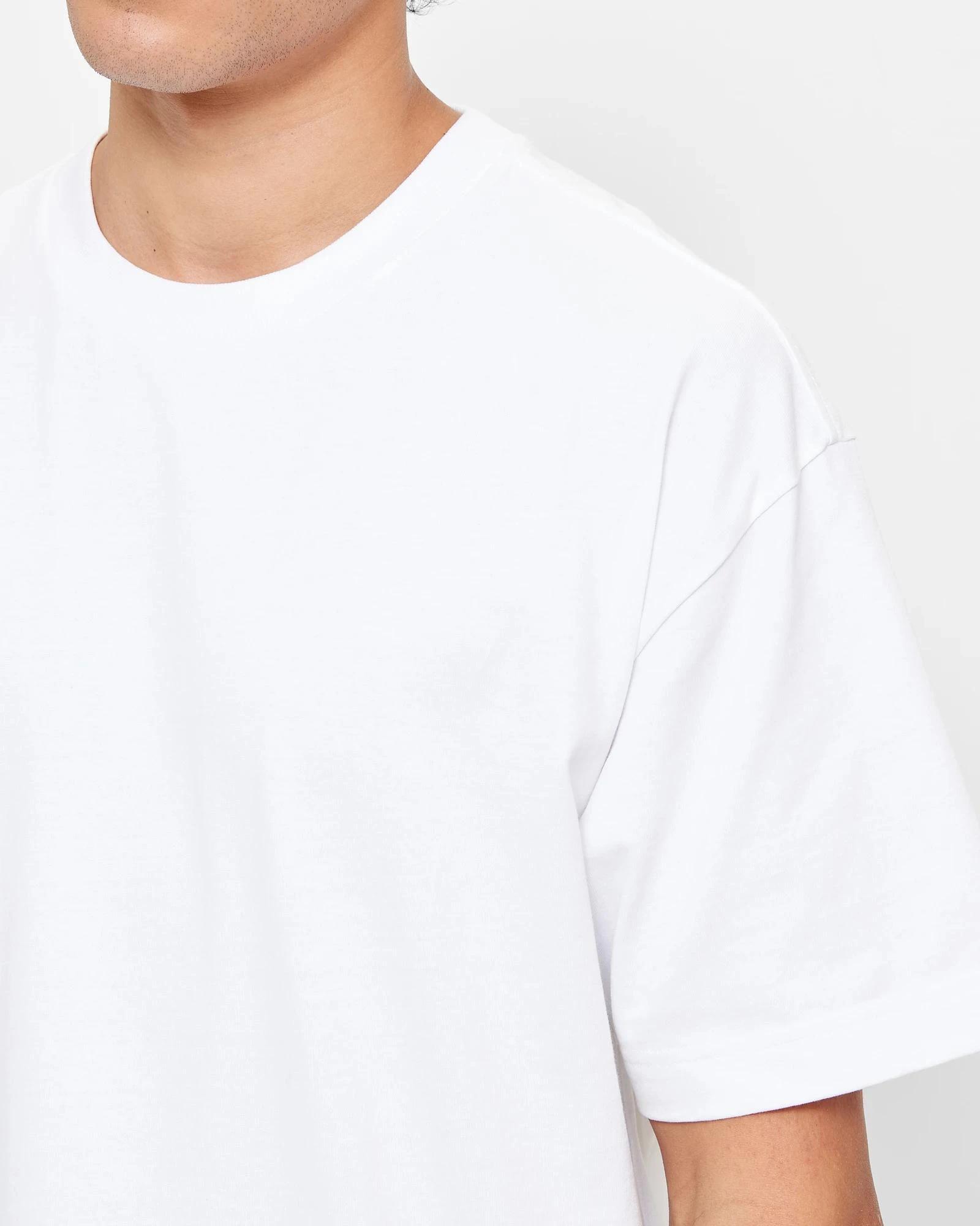 5 Commons Heavy Oversized T-Shirt WHITE, 5 of 5