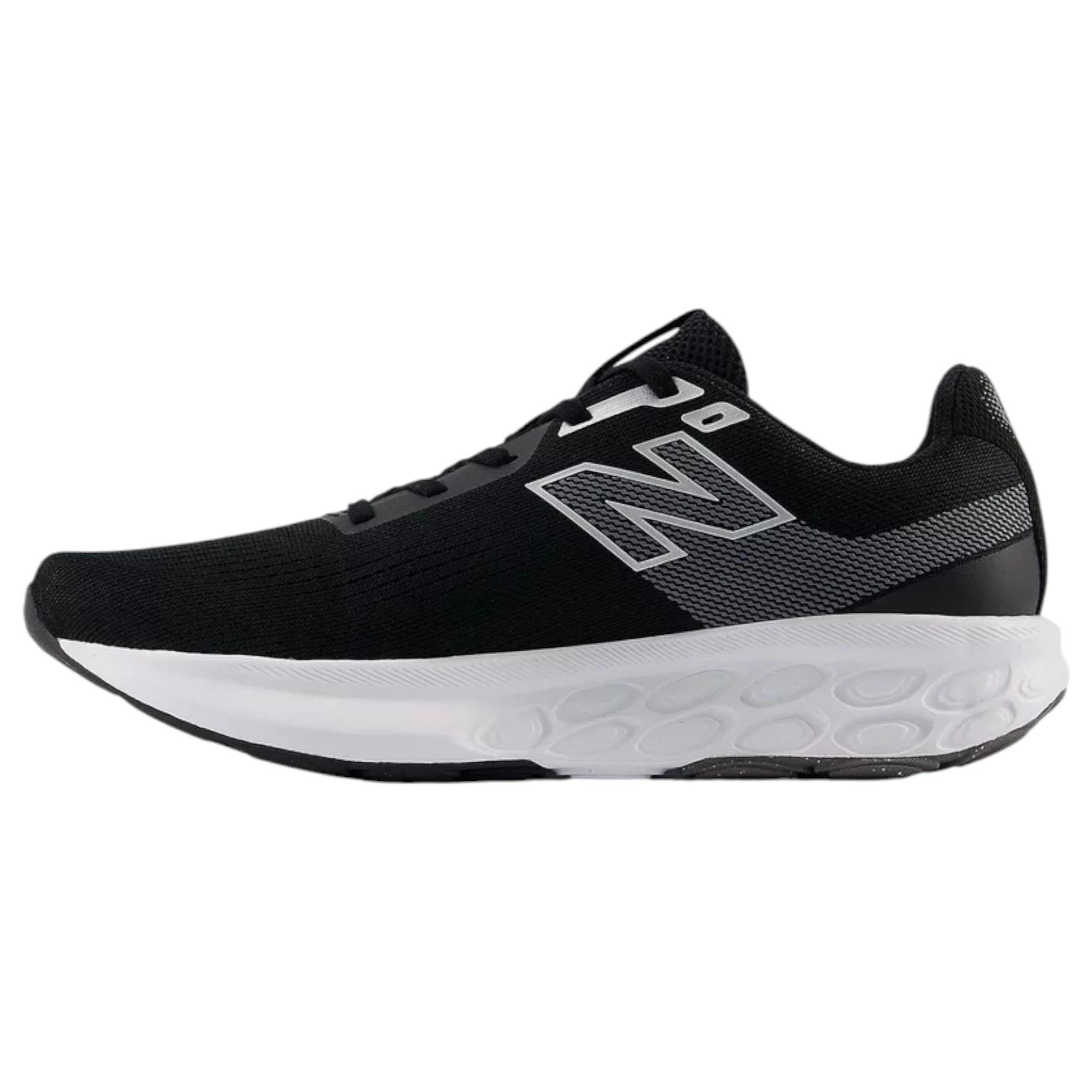 5 New Balance Mens Fresh Foam 520 v9 Athletic Running Shoes BLACK/WHITE, 5 of 5