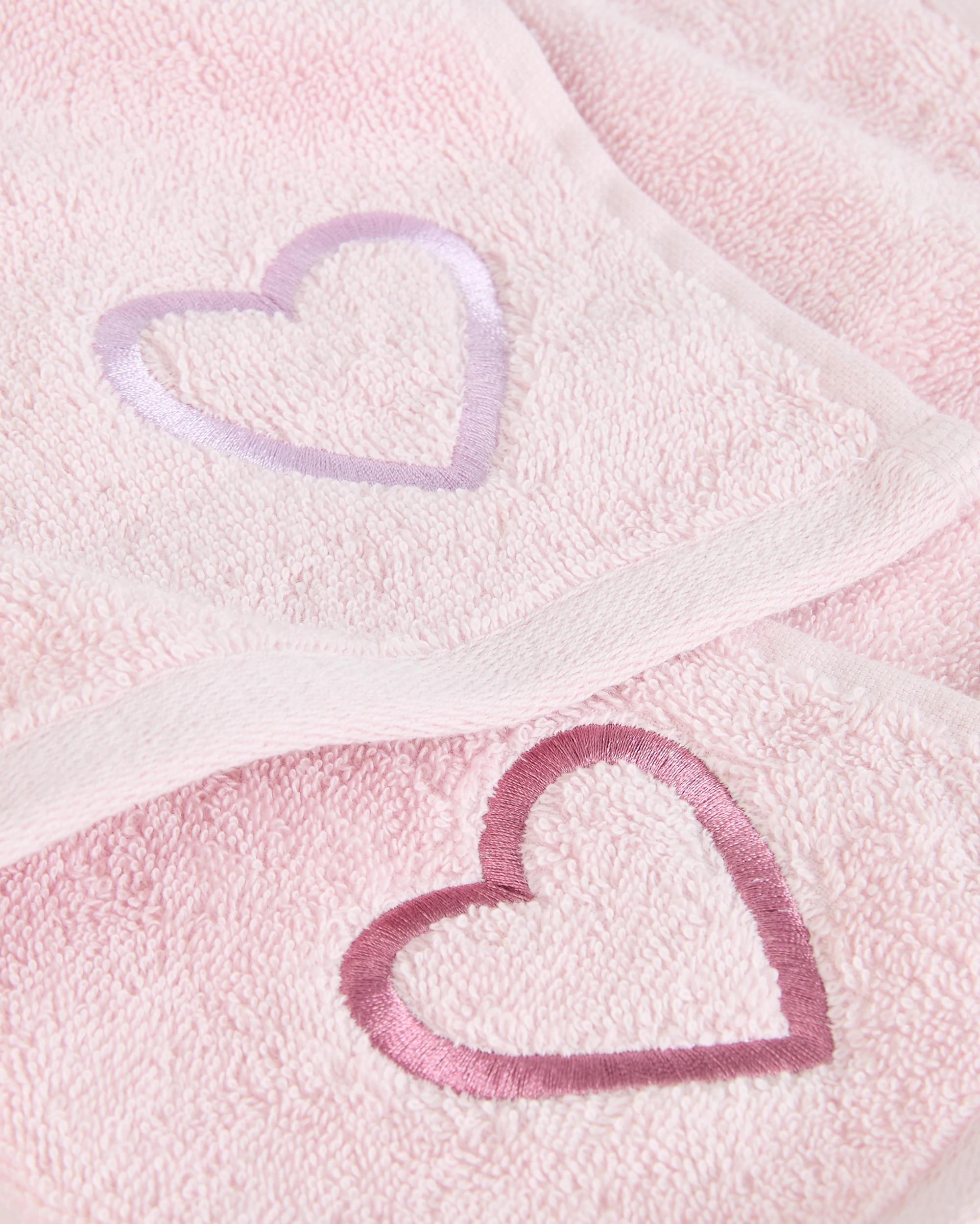 3 Target Millie Hearts Australian Cotton 2 Pack Face Washer - Pink, 3 of 3