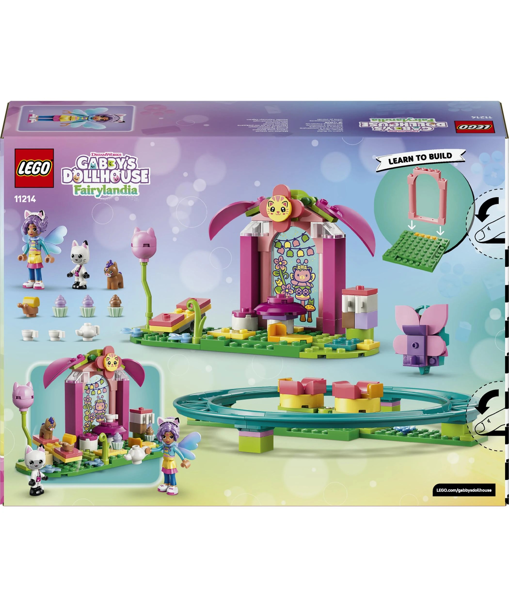10 LEGO Gabby's Dollhouse Fairy Roller Coaster and Tea Party 11214, 10 of 10