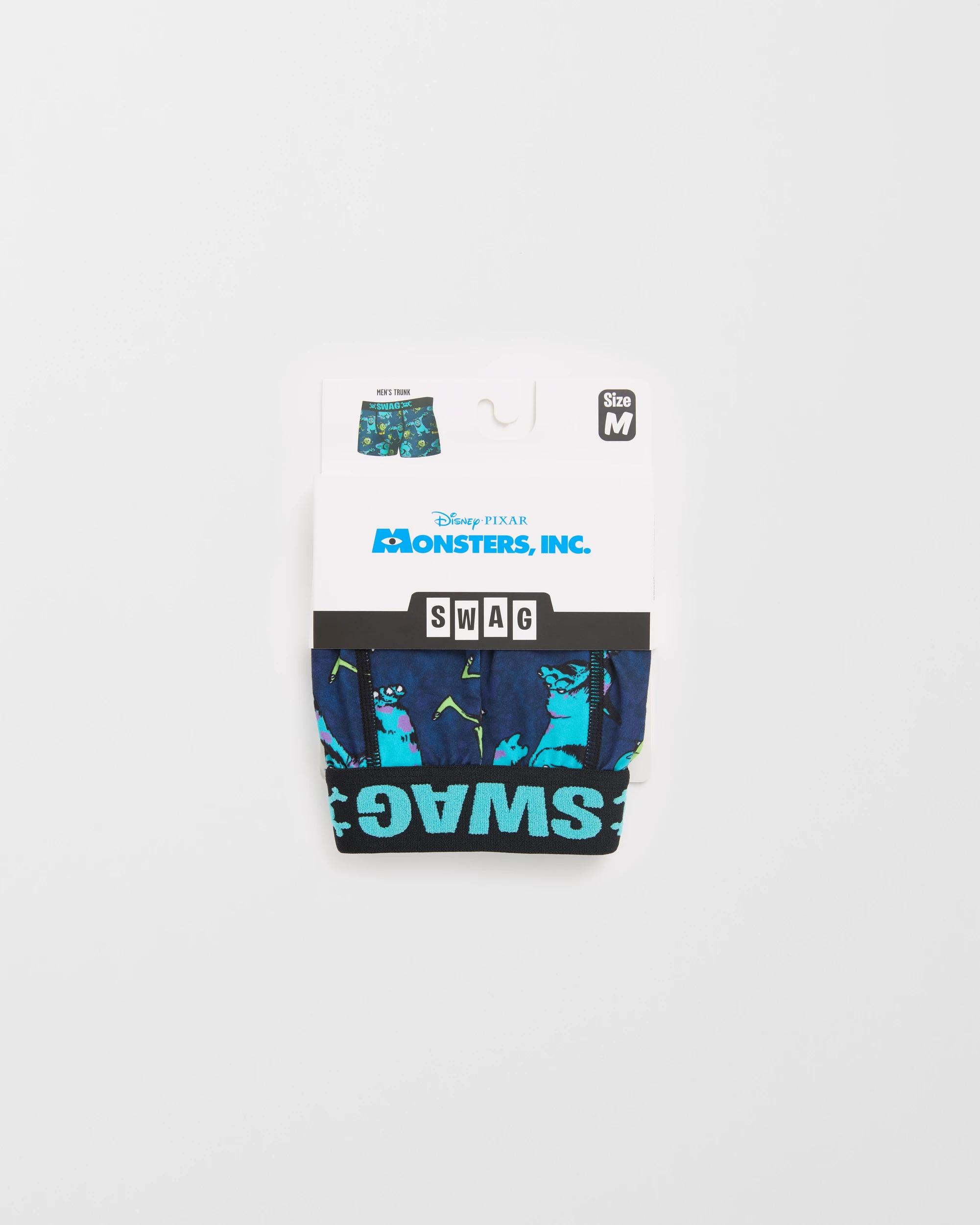 4 Target Swag Monsters Inc. Trunks NAVY BLUE, 4 of 4