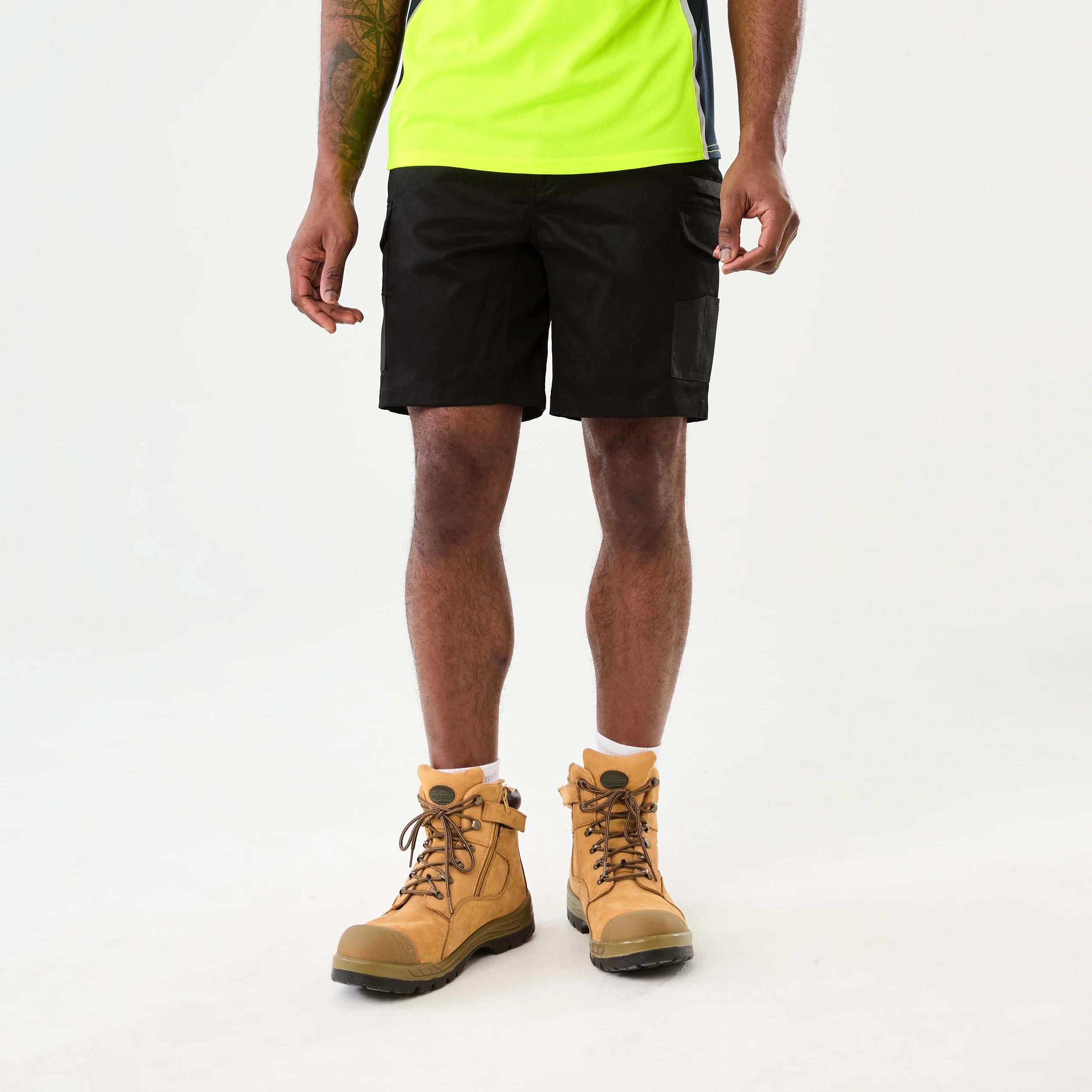 7 Workwear Functional Cargo Shorts BLACK, 7 of 7