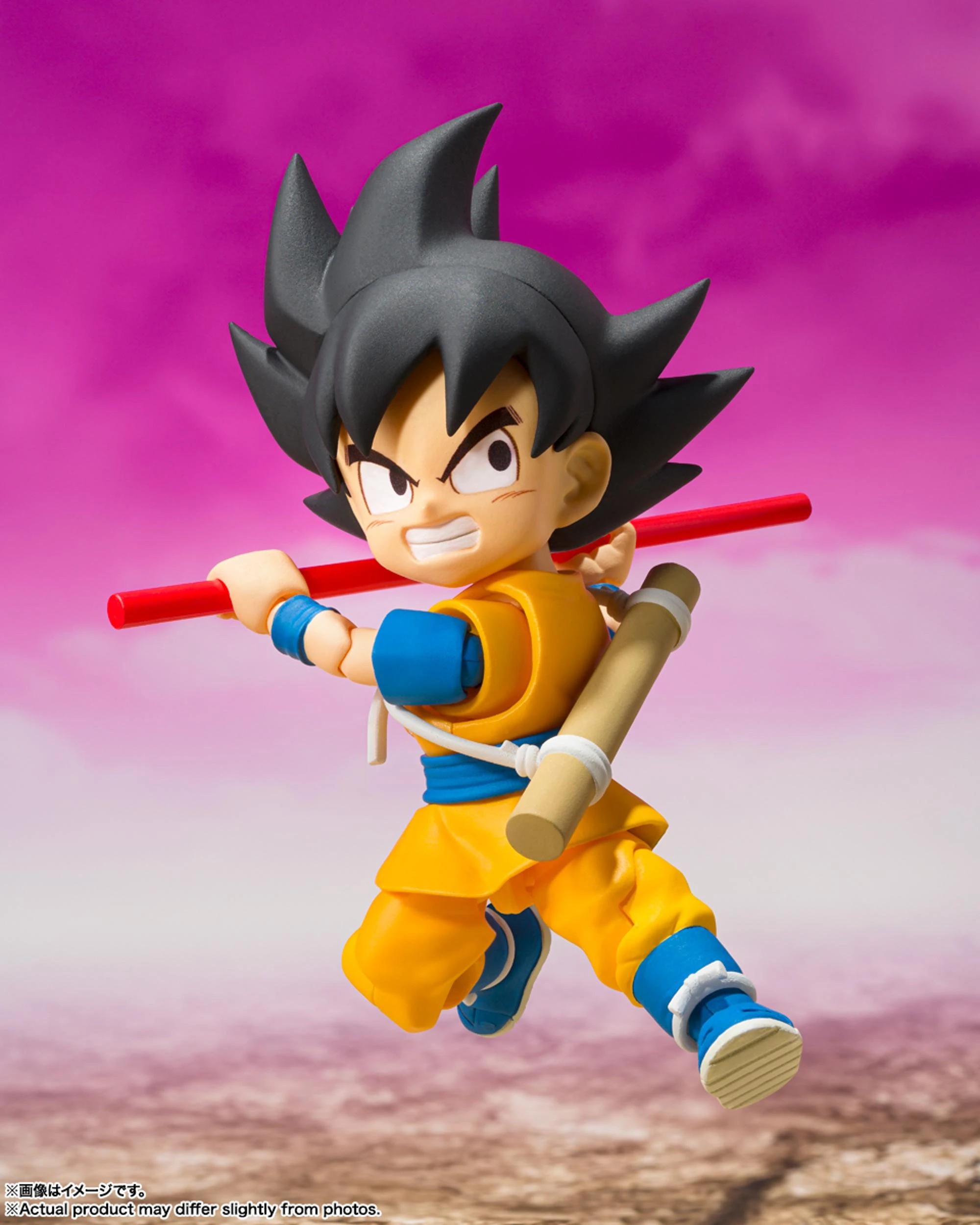 2 Tamashii Nations S.H. Figuarts Dragon Ball Daima Son Goku Mini Figure, 2 of 7