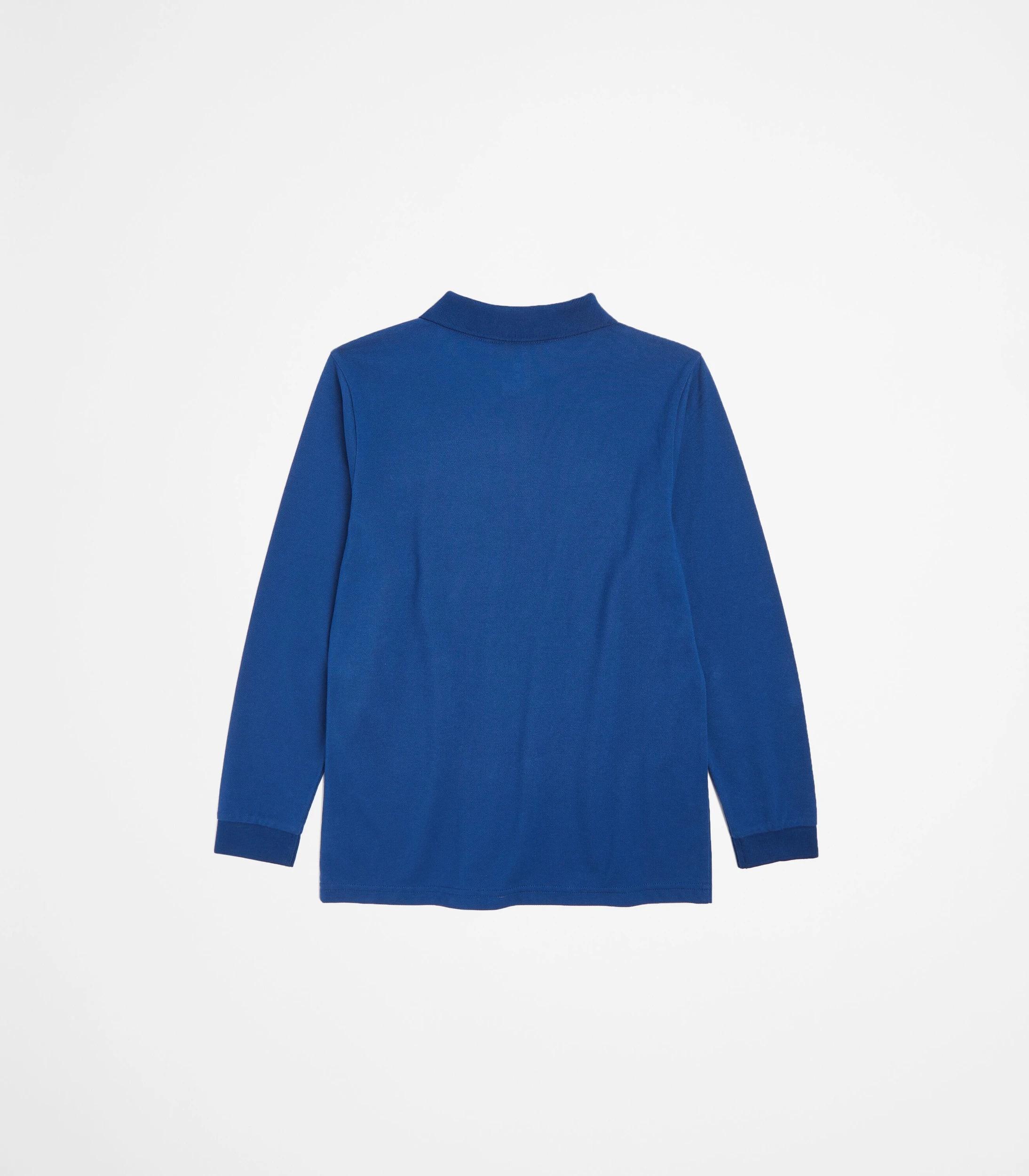 3 Target Kids Australian Cotton 2 Pack School Long Sleeve Polo Top ROYAL BLUE, 3 of 5