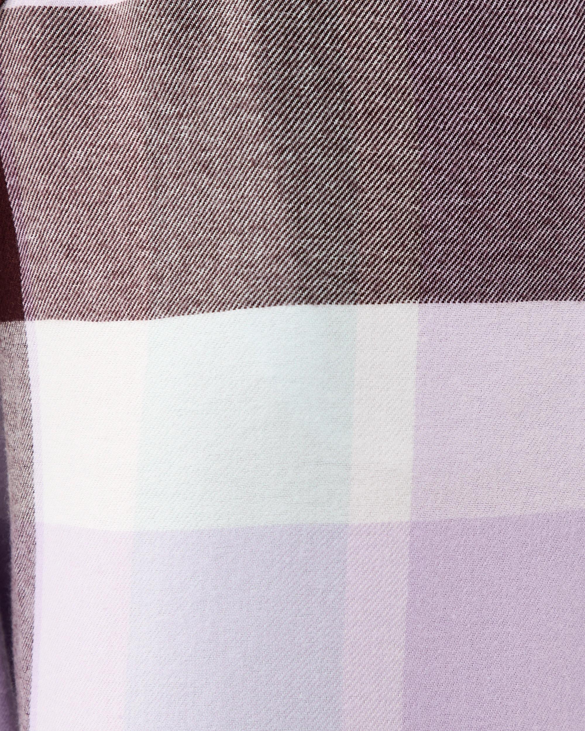5 Viscose Blend Contrast Boyfriend Flannel Pants Mint Check, 5 of 5