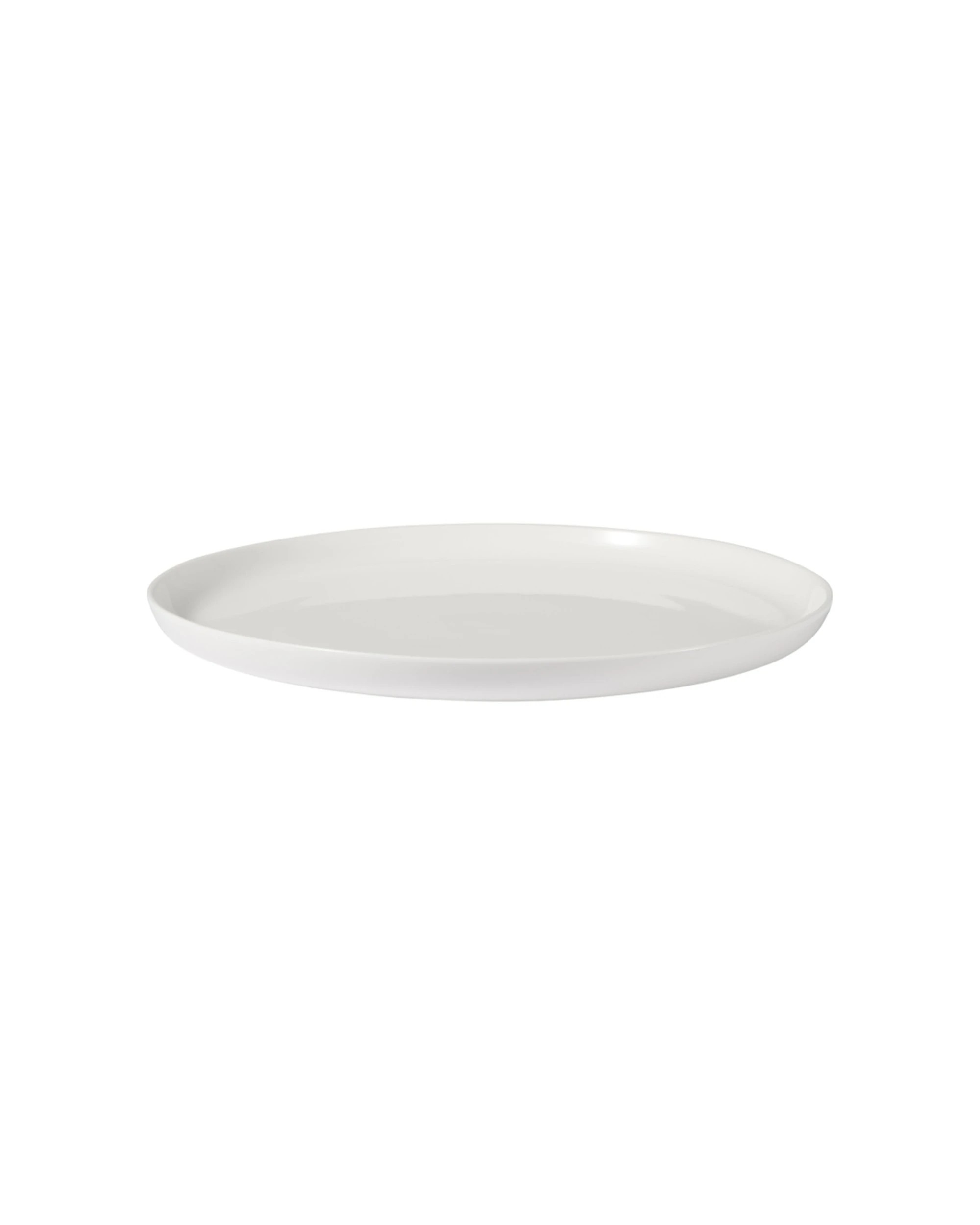 2 Maxwell & Williams 4x Basics Porcelain High Rim Plate Dinnerware 23cm Set - White, 2 of 3
