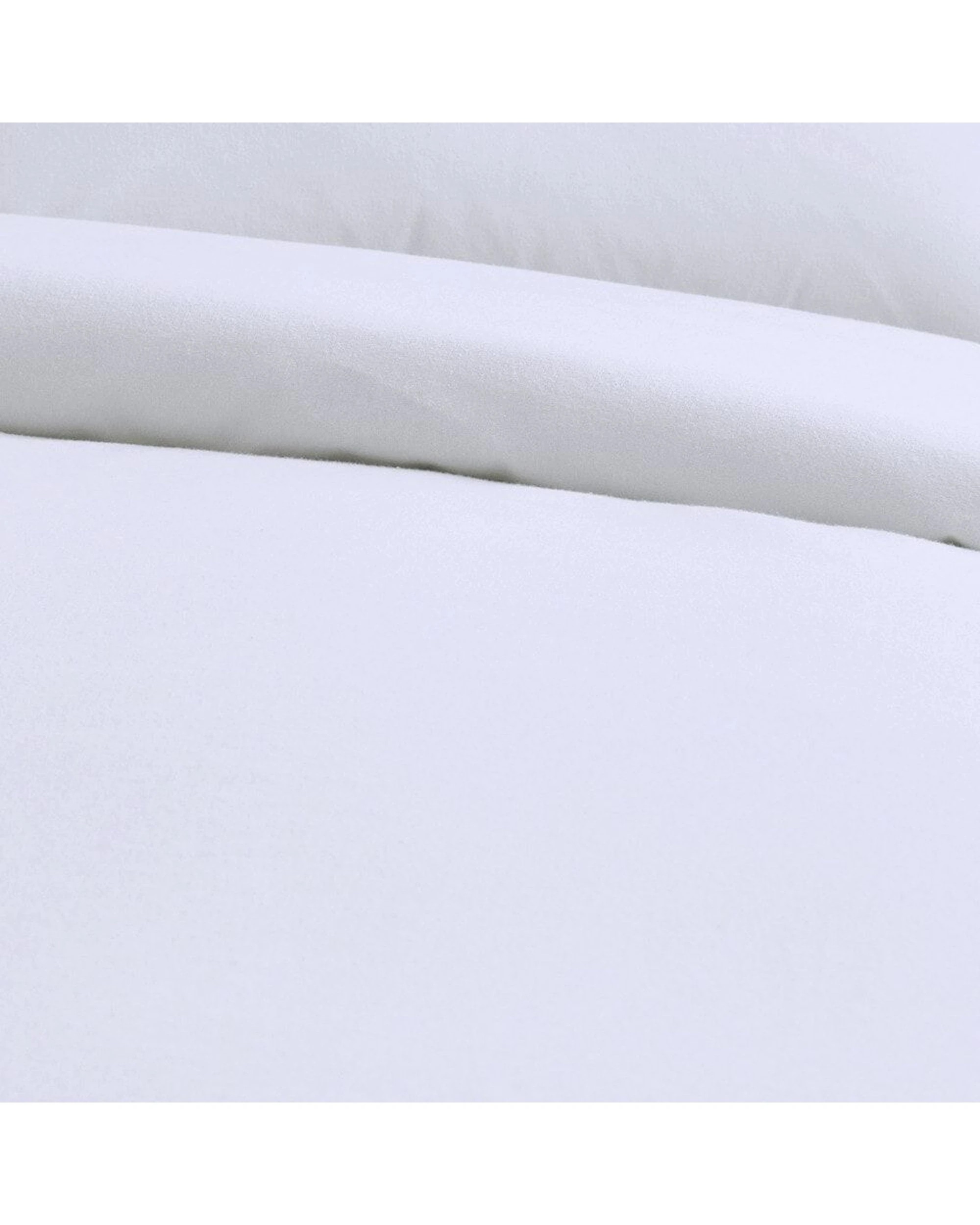 2 Canningvale Cozi Cotton Flannelette Quilt Bed Bedding Cover Set King - White, 2 of 4