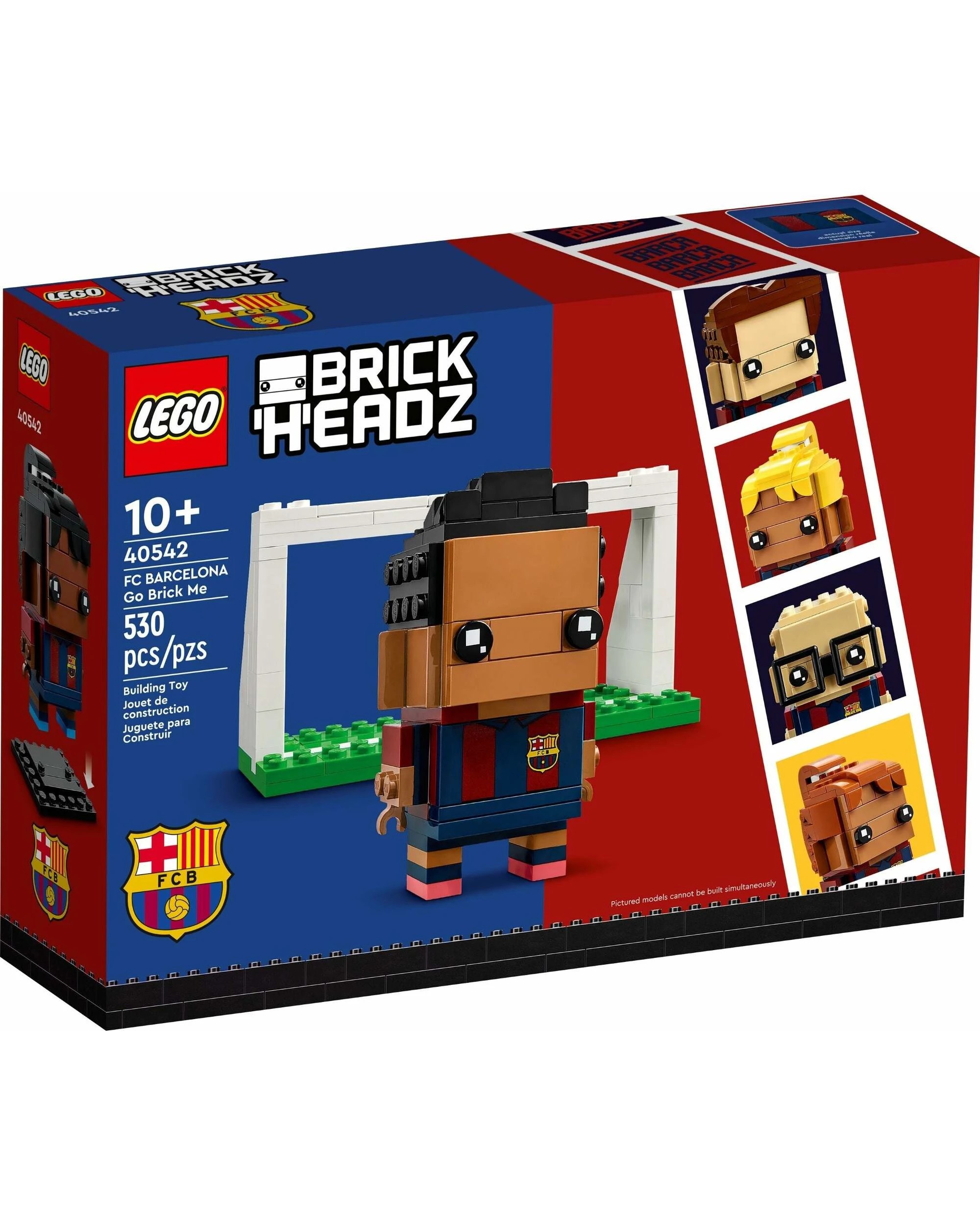 1 LEGO BrickHeadz Series 40542 FC Barcelona Go Brick Me, 1 of 5
