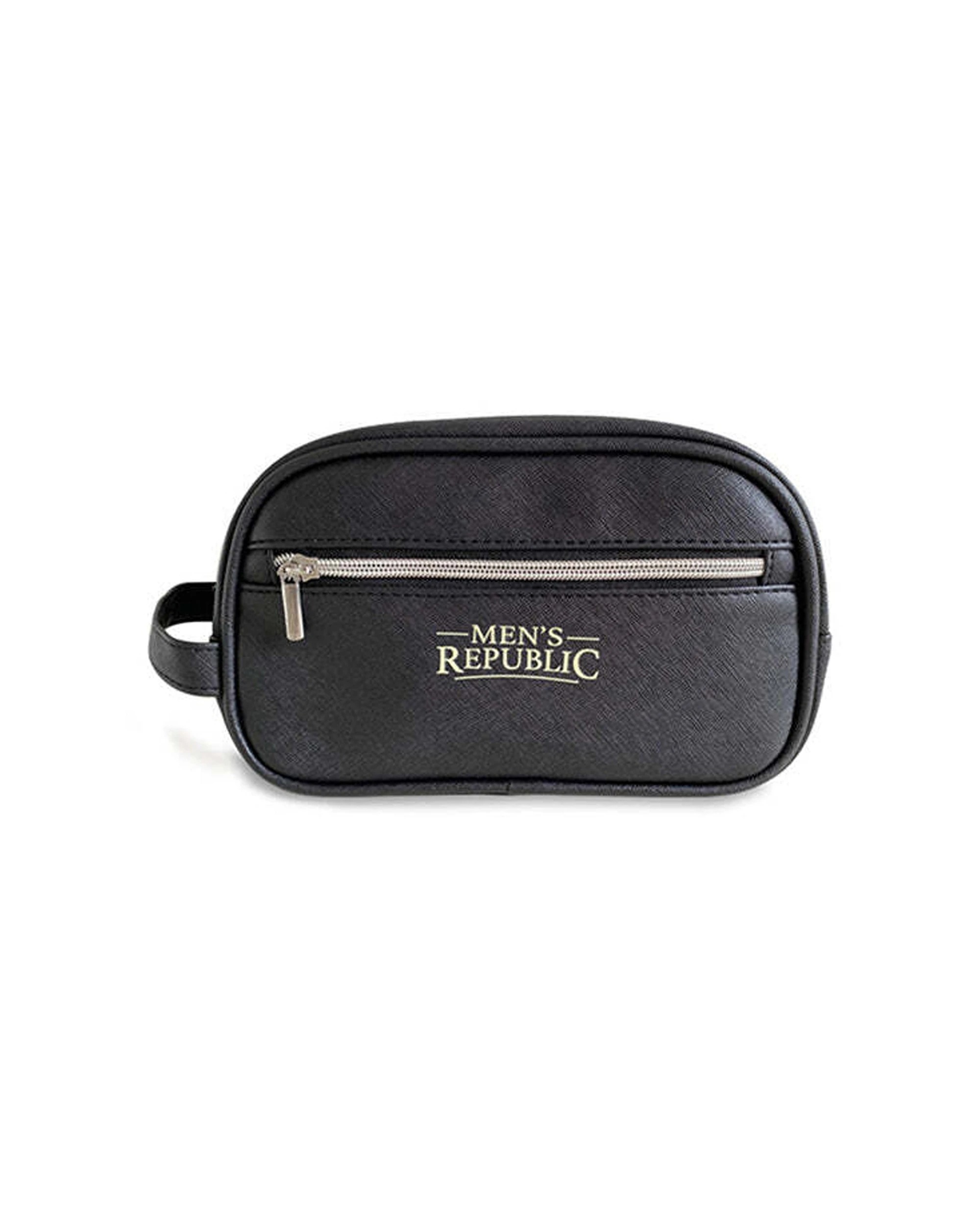 3 Mens Republic Grooming Kit 4Pc Cleansing Toiletry Bag Set Complete Grooming Set Travel Bag - Black, 3 of 3