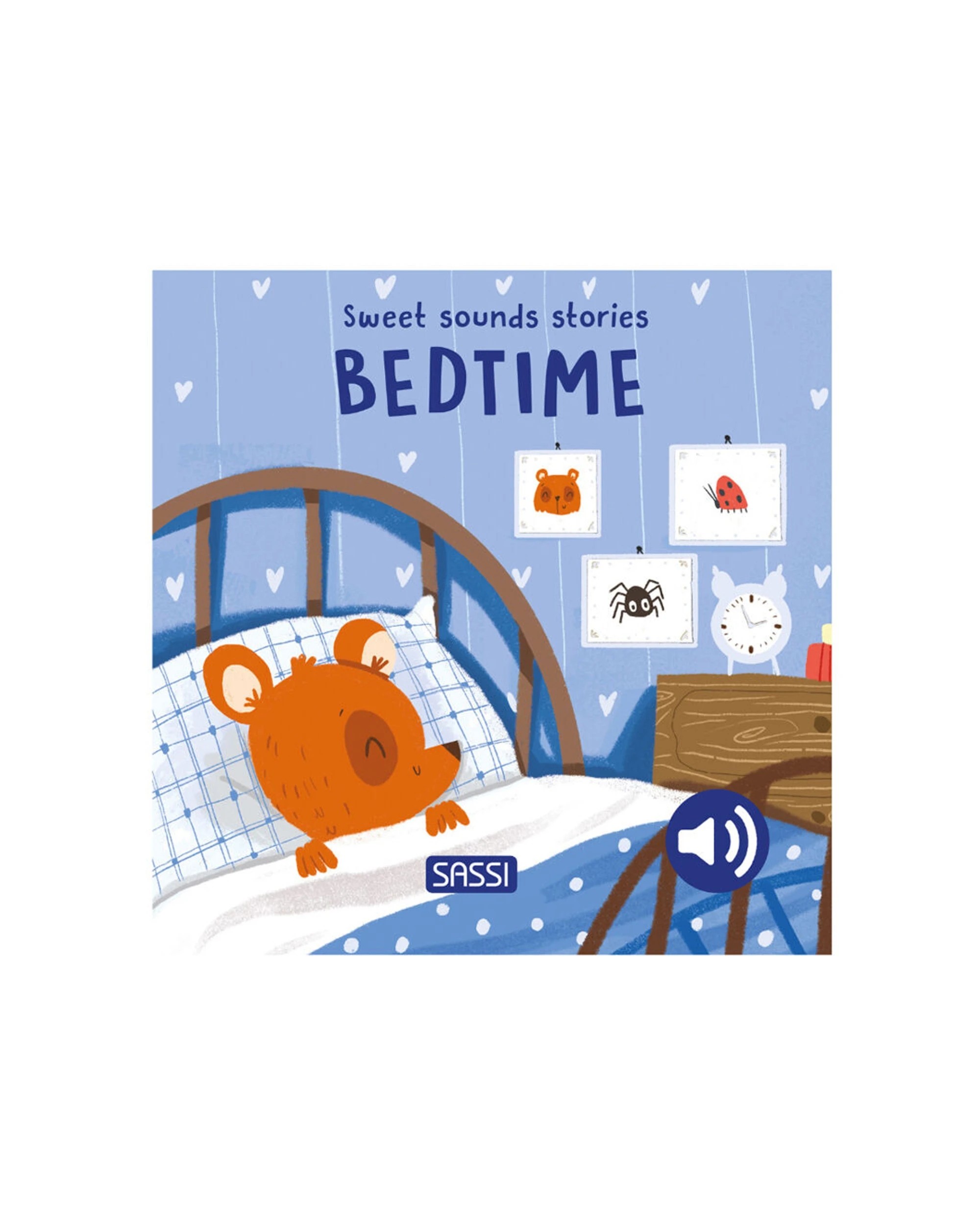 1 Sassi Sweet Sounds Stories Baby Kids Audio Board Book Bedtime - Blue, 1 of 4