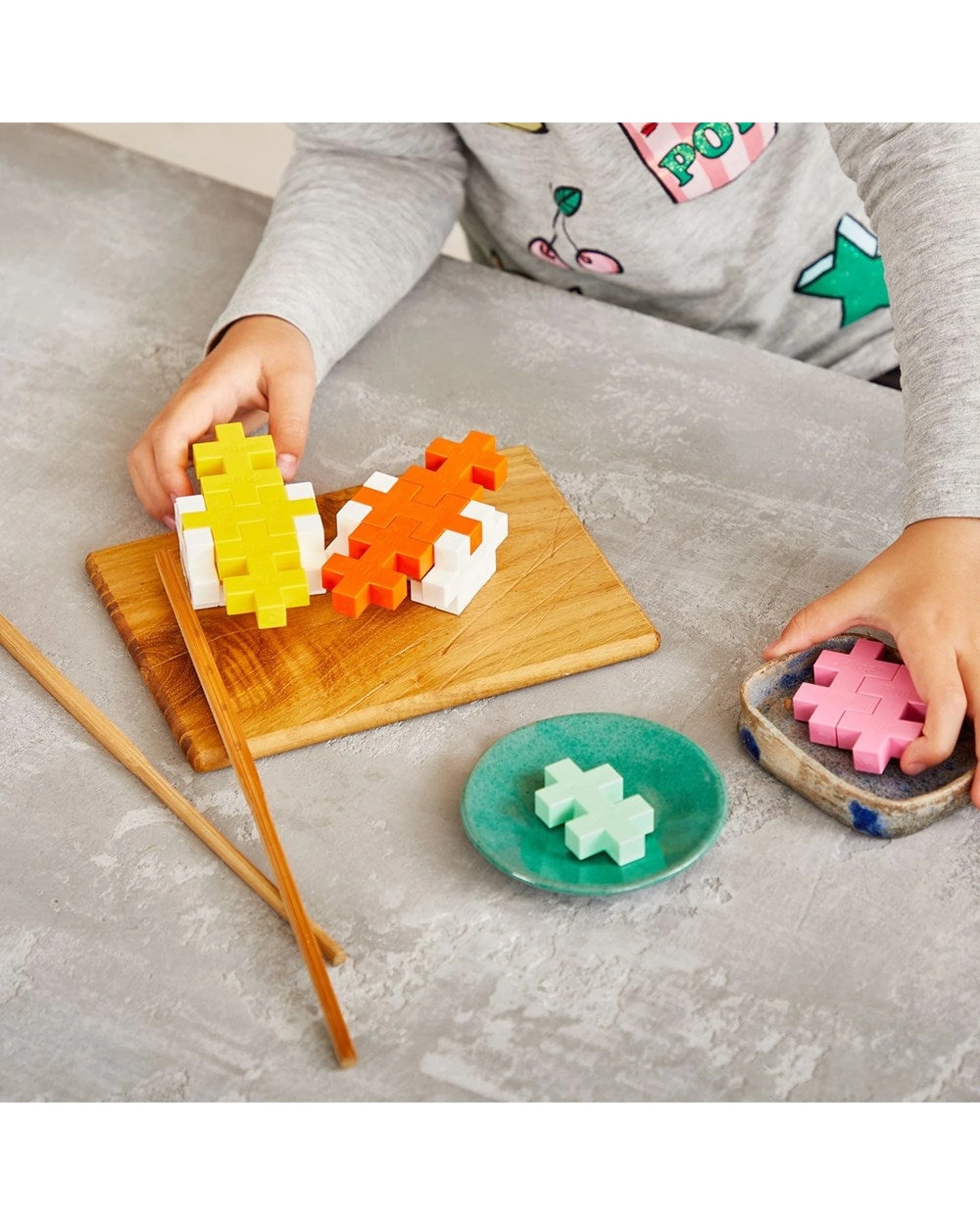 3 Plus-Plus 50pc Big Food Activity Building Blocks STEM Kids Toy, 3 of 3