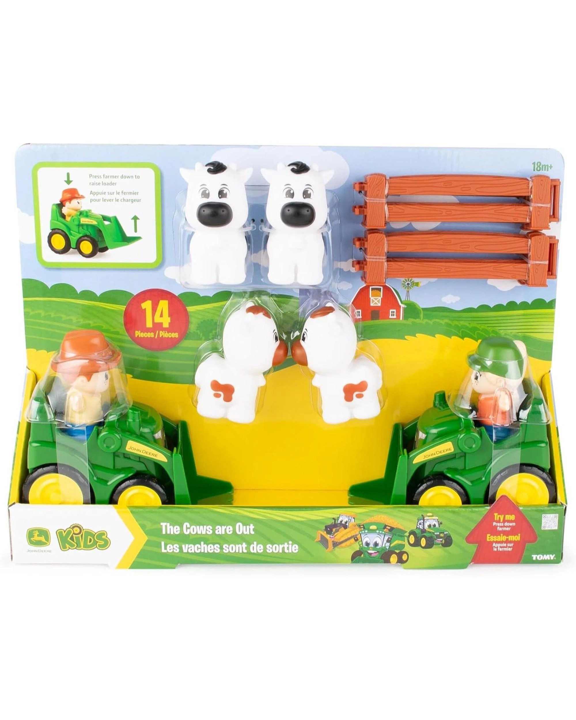 1 John Deere The Cows are Out Playset, 1 of 9
