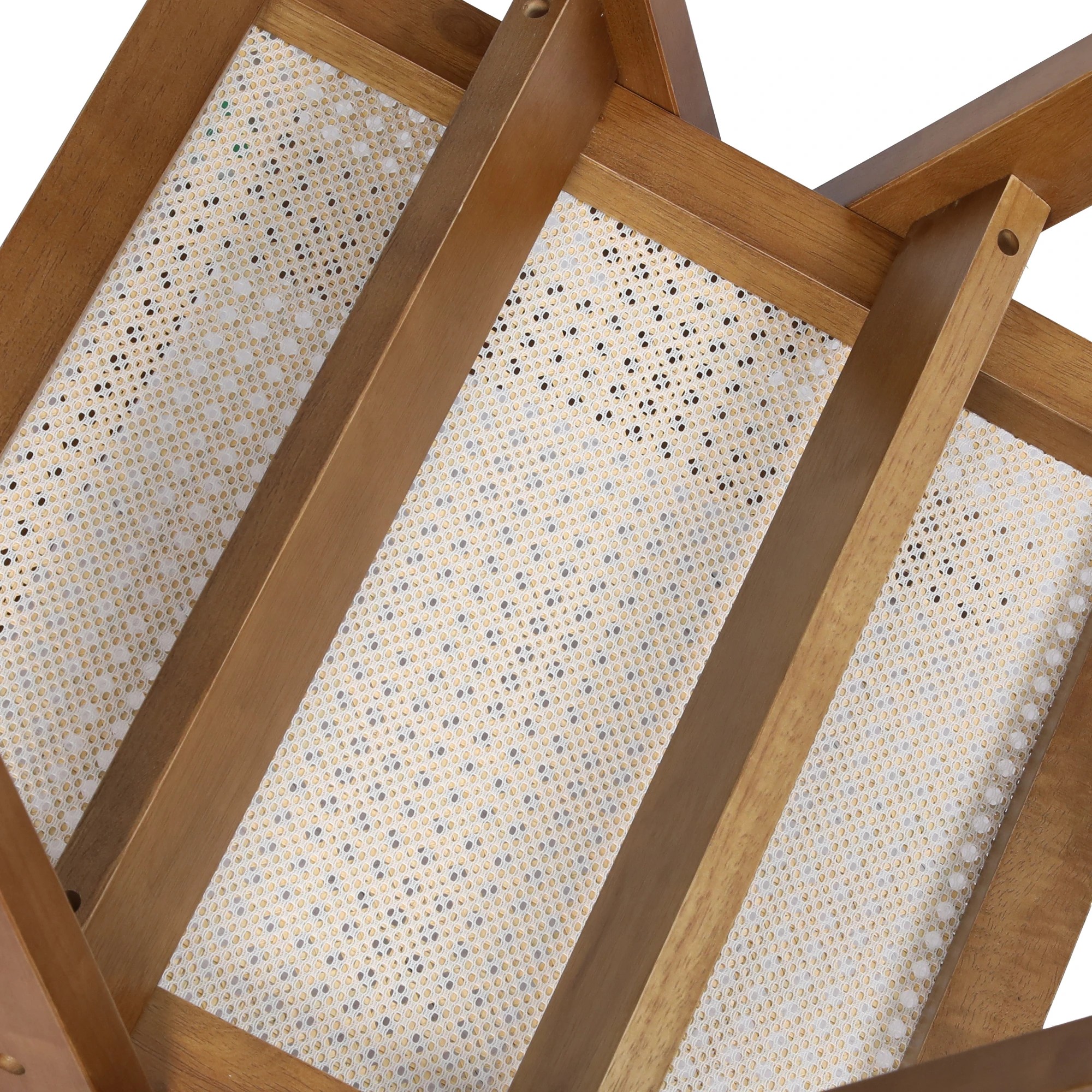 5 Levede 2x Armchair Rattan Dining Chairs - Natural, 5 of 9