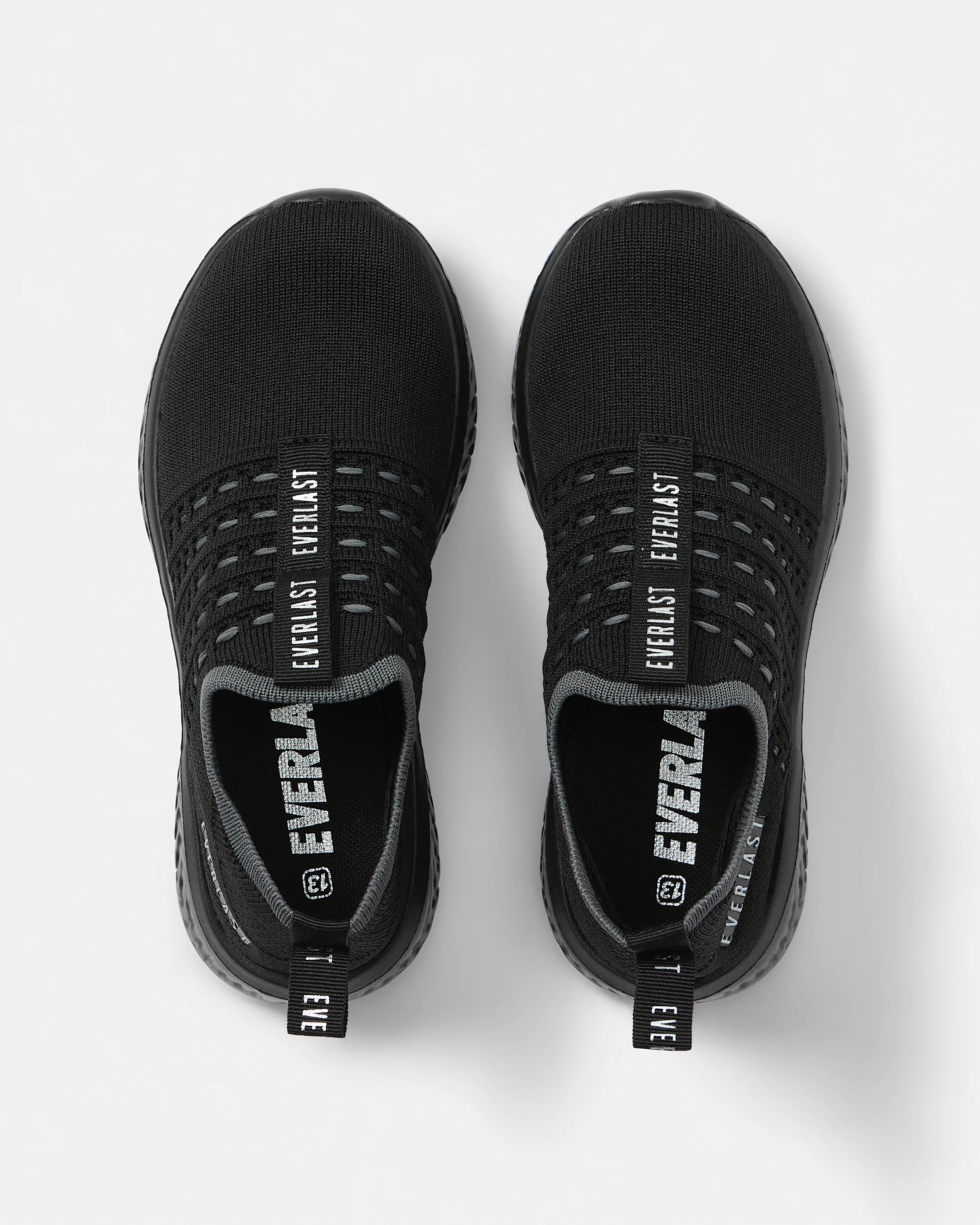 2 Everlast Kids LaGuardia Slip-On Sneakers Black, 2 of 5