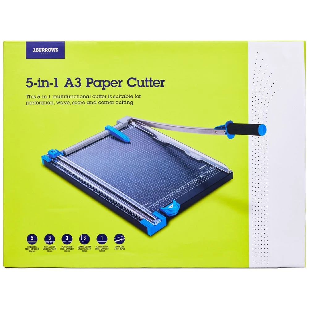 4 J.Burrows 5-in-1 A3 Paper Cutter, 4 of 5
