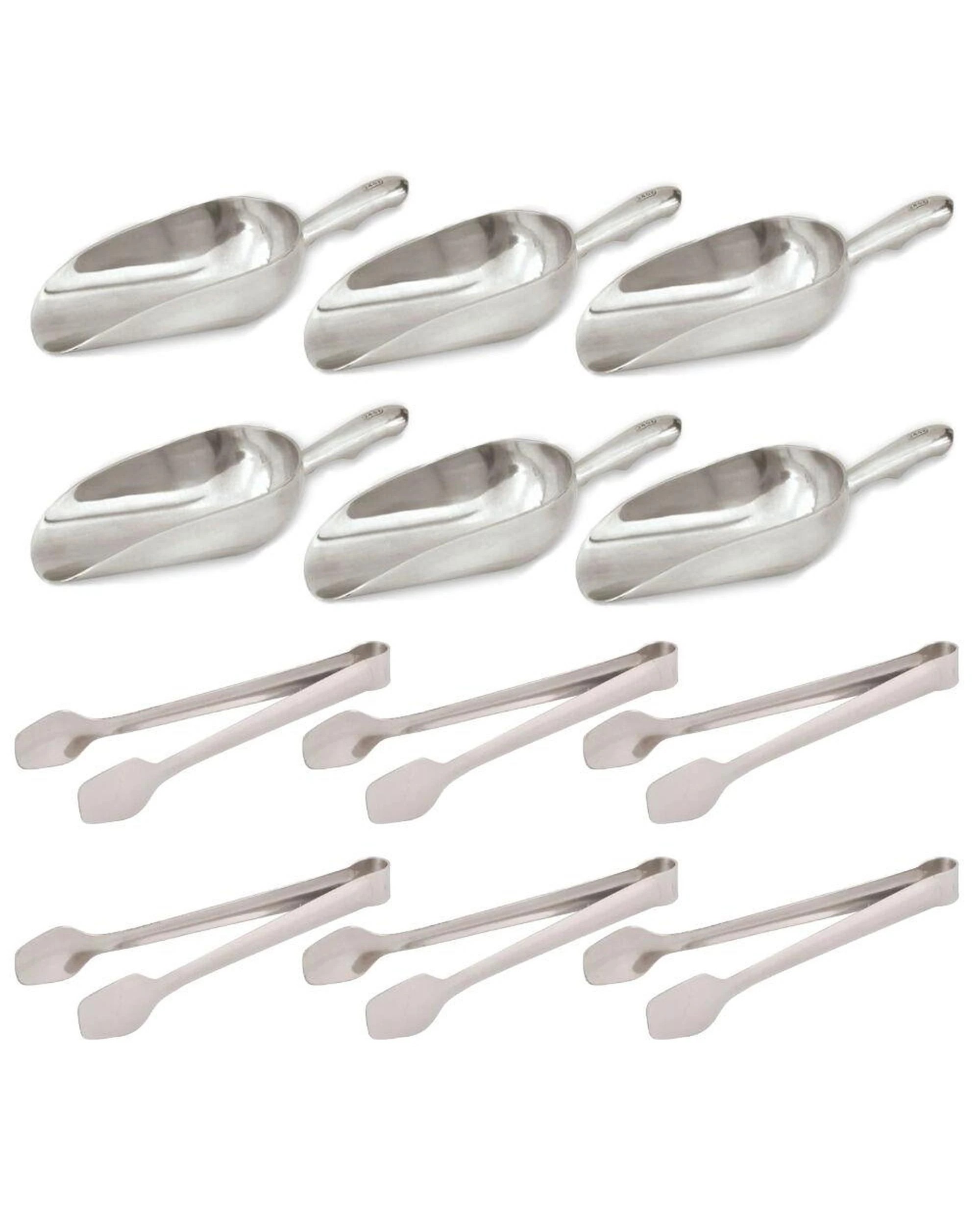 1 Trenton Candy Bar Serving 12 Piece Set  6 Scoops  6 Sugar Tongs, 1 of 3