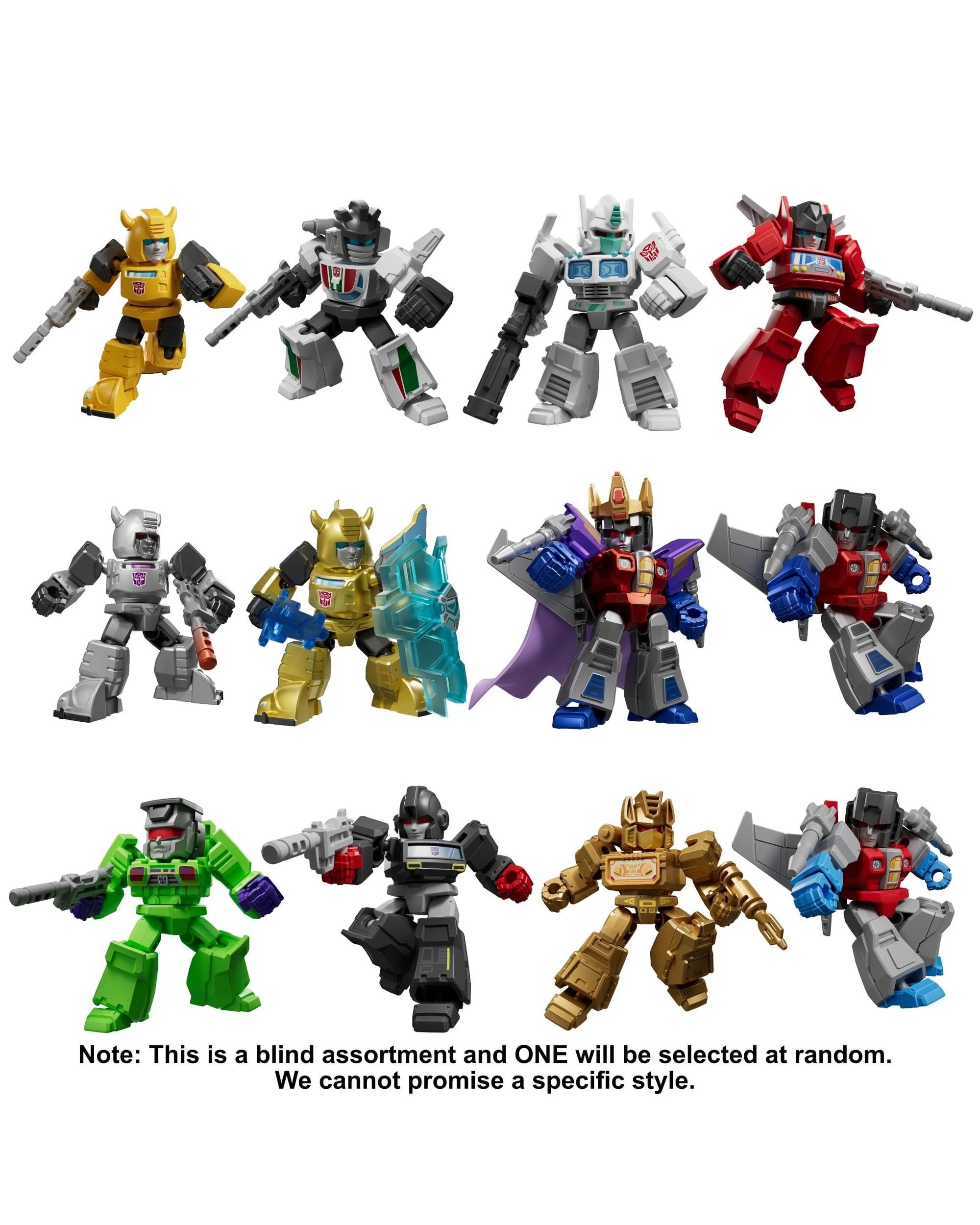 2 Blokees Transformers Galaxy Version Defender 02 The Overthrow Blind Box, 2 of 10