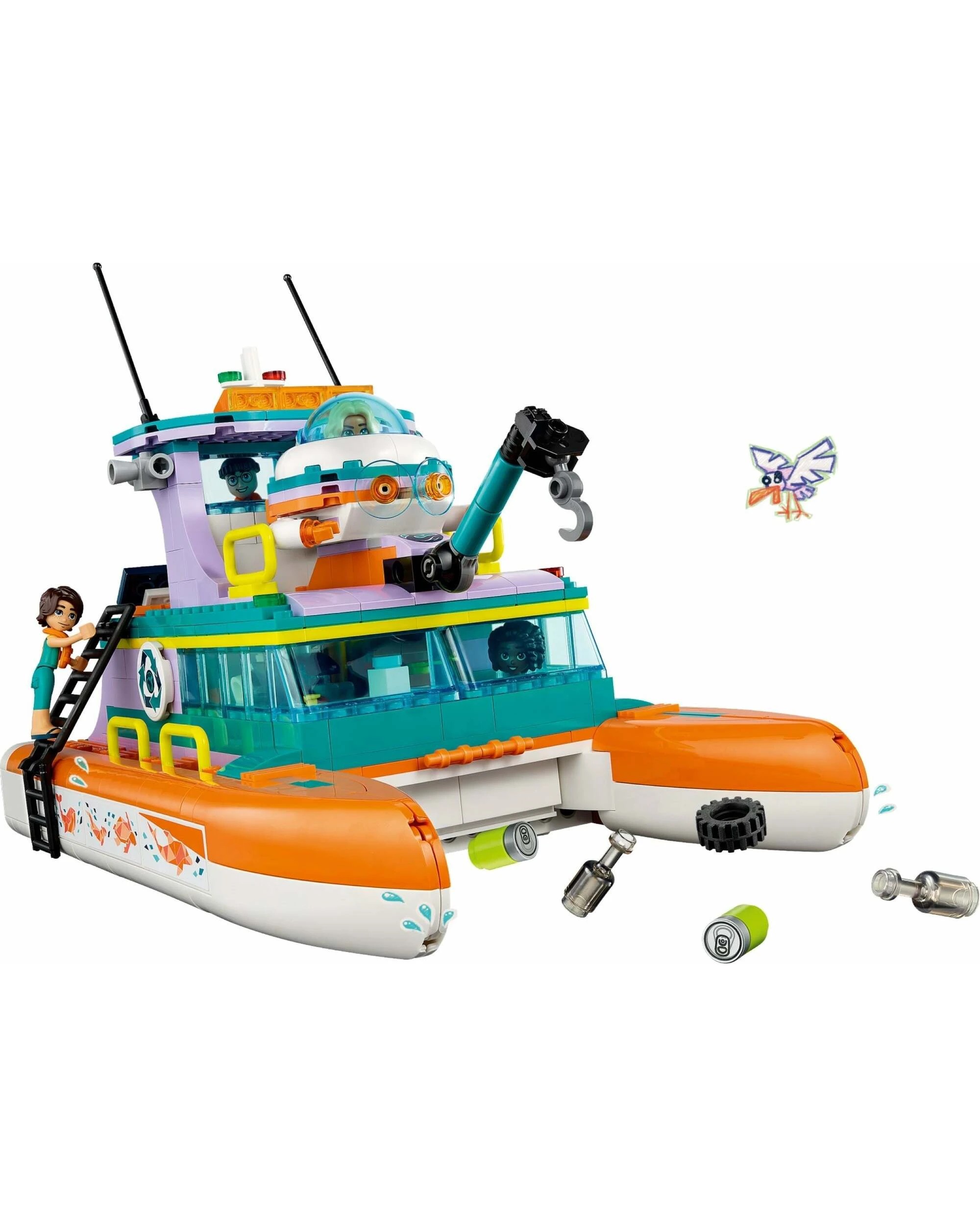 2 LEGO Friends Series 41734 Sea Rescue Boat, 2 of 5