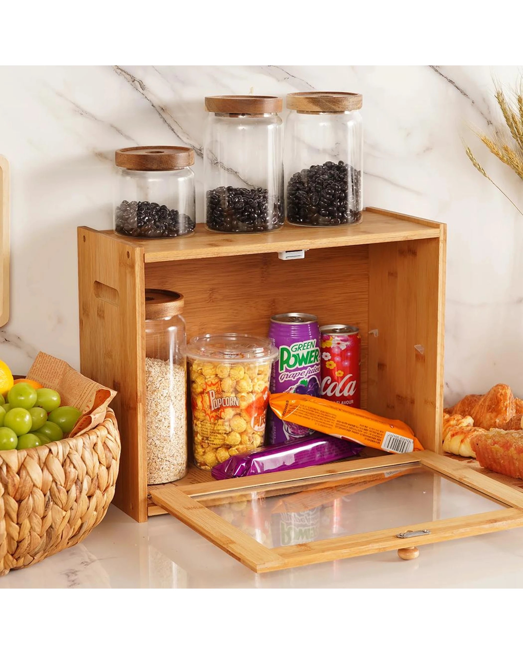 8 Bamboo Bread Box, 8 of 10