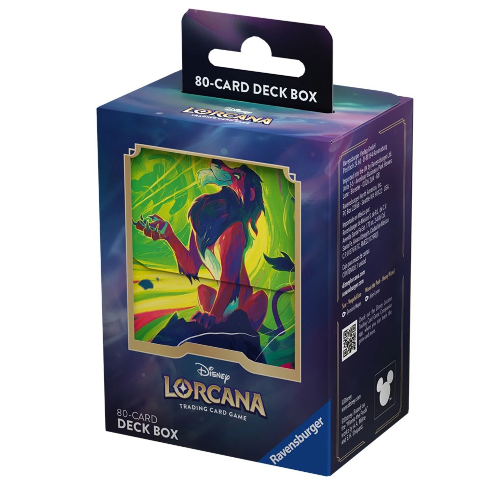 2 Disney Lorcana - TCG - Scar the Vengeful Lion Deck Box, 2 of 2